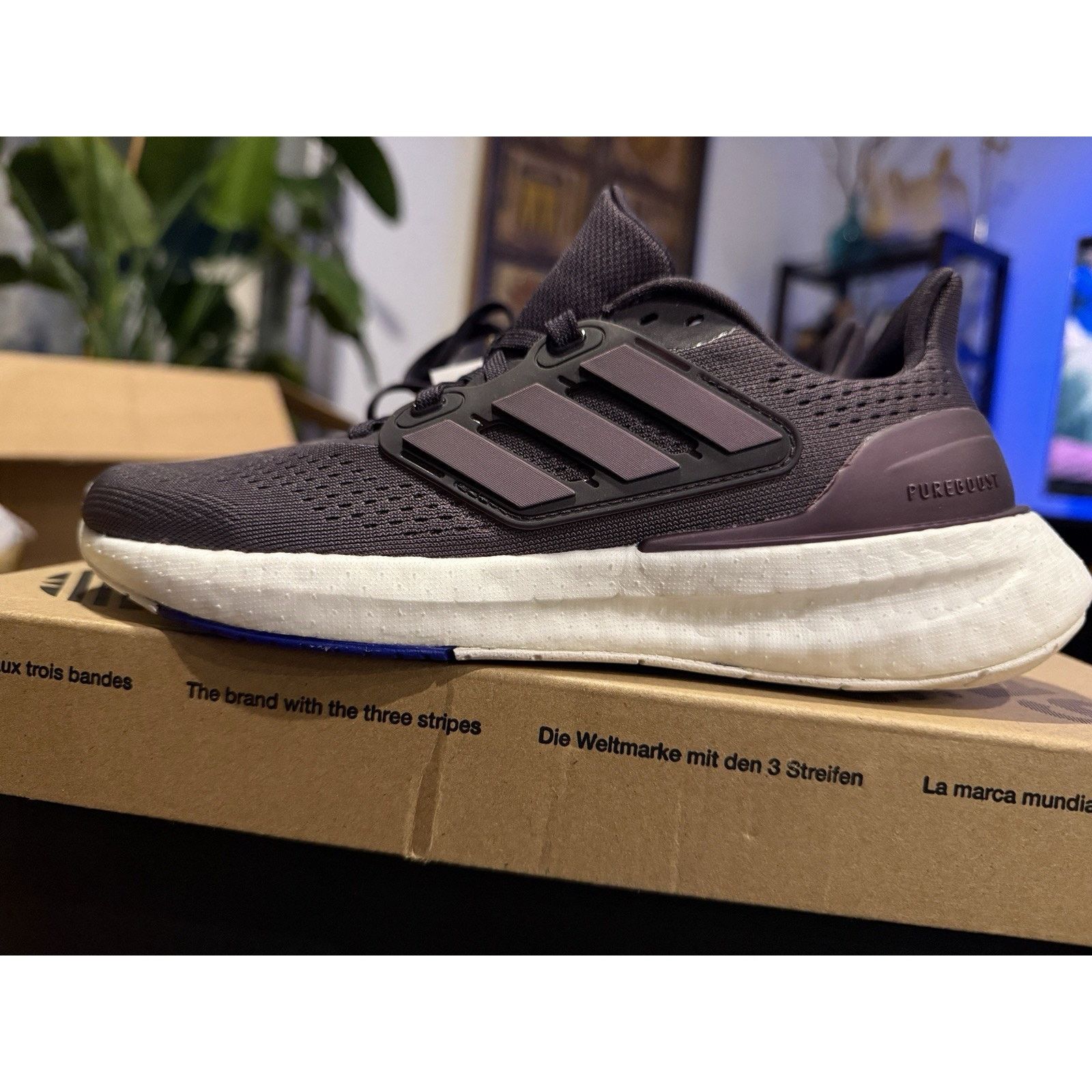 Adidas adidas PureBoost 23W Aurora BLK W Mesh Sneakers IF1541 Black Size US 5 / IT 35 - 4 Thumbnail