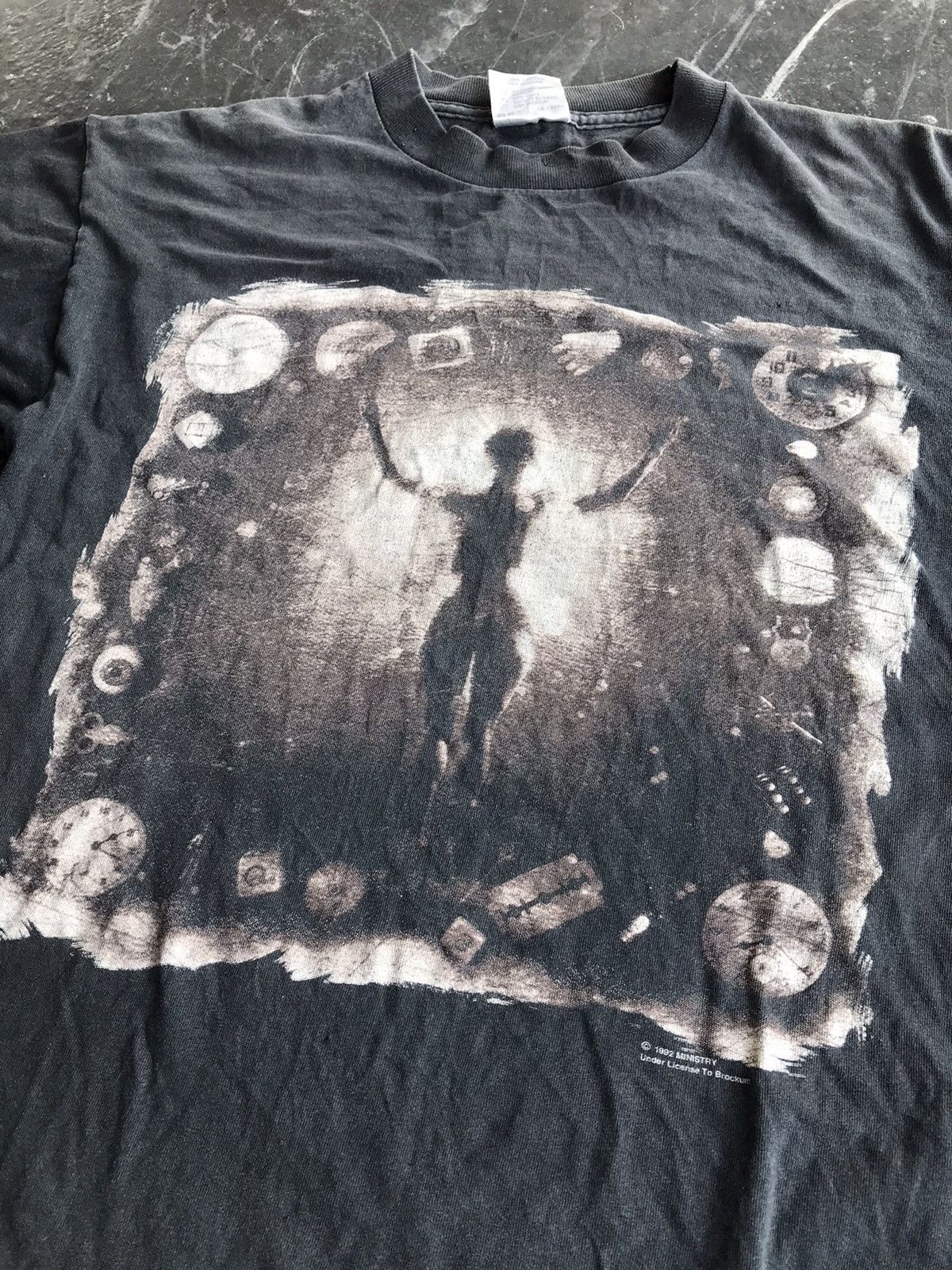 Band Tees × Brockum × Vintage Vintage 90s Ministry Band Tee Shirt Size US M / EU 48-50 / 2 - 2 Thumbnail