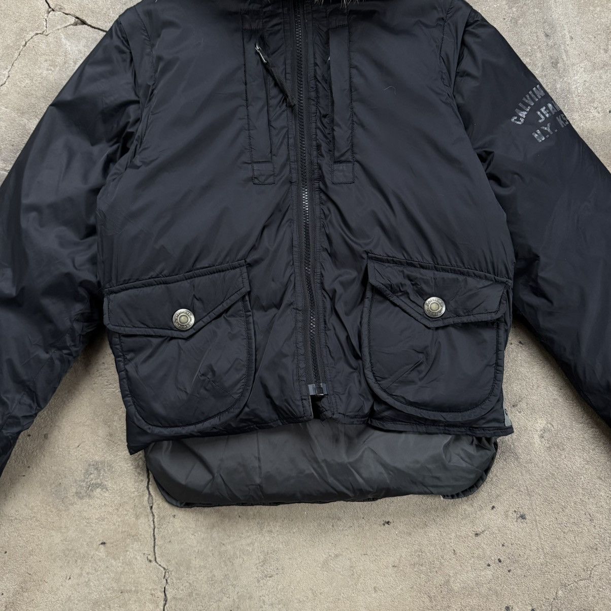 Calvin Klein Calvin Klein Jeans Black Down Jacket With Real Fur Hood Size M / US 6-8 / IT 42-44 - 4 Thumbnail