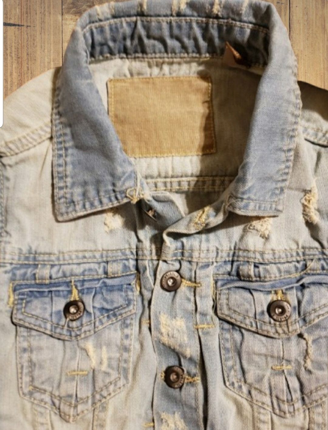 Other ESCAPISM BLUE DENIM VEST M (10-12) Y2K 90S STYLE Size M / US 6-8 / IT 42-44 - 2 Thumbnail