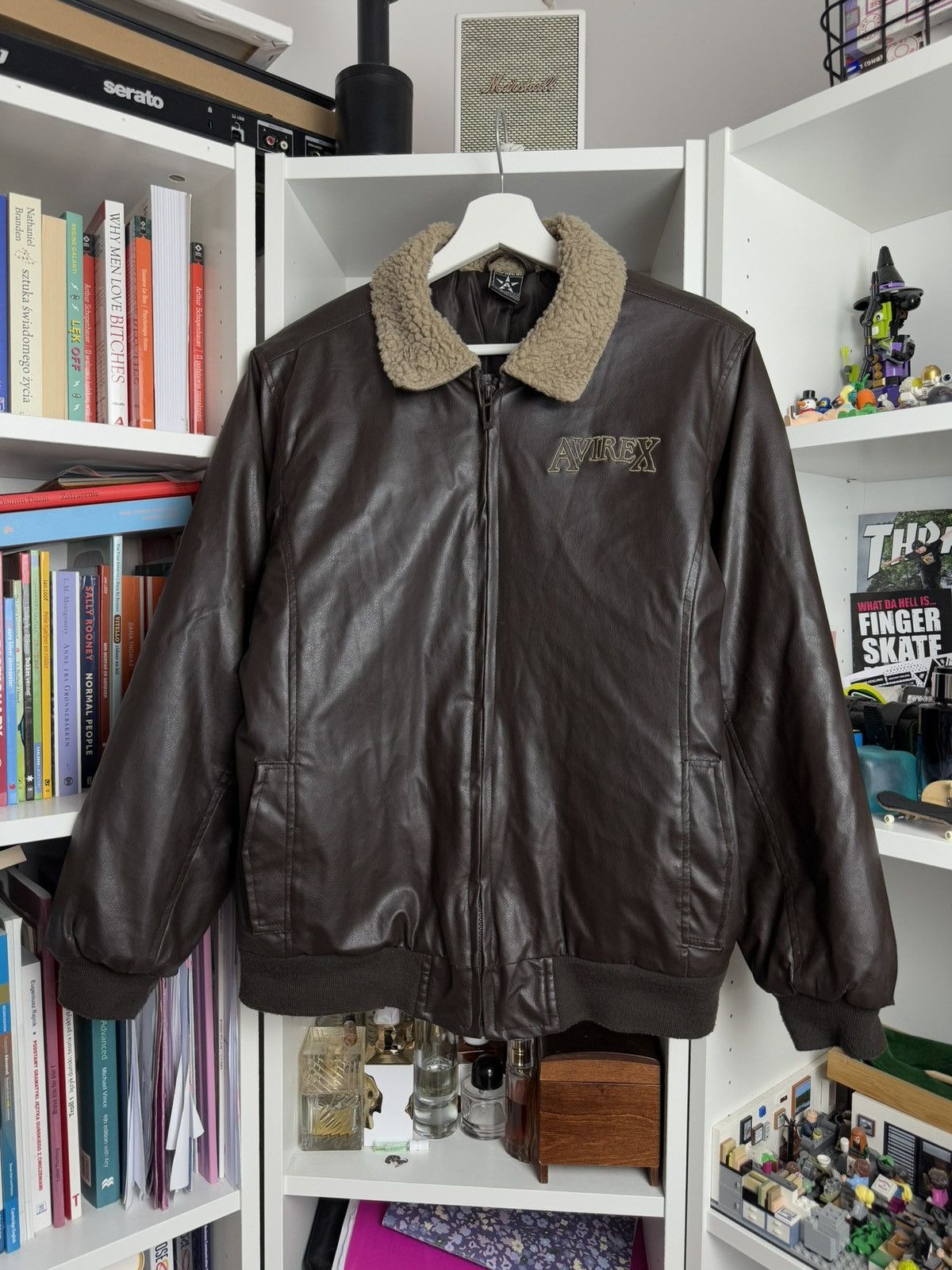 Avirex × Vintage Vintage y2k Avirex big logo bomber aviation jacket L fit S Size US S / EU 44-46 / 1 - 2 Thumbnail