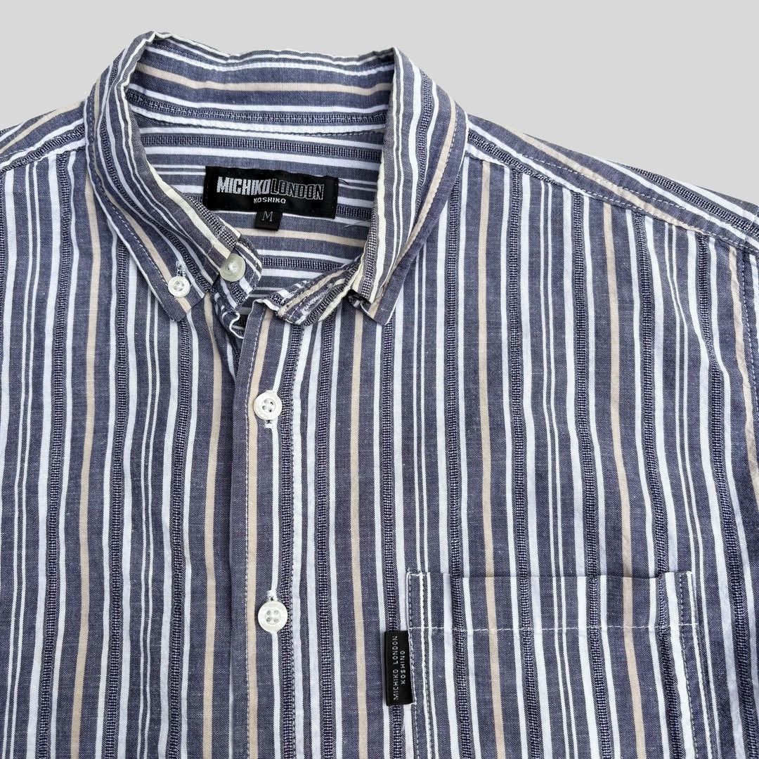 Michiko Koshino London Michiko Koshino London 2000 Vintage S/S Button Up Shirt Size US M / EU 48-50 / 2 - 2 Thumbnail