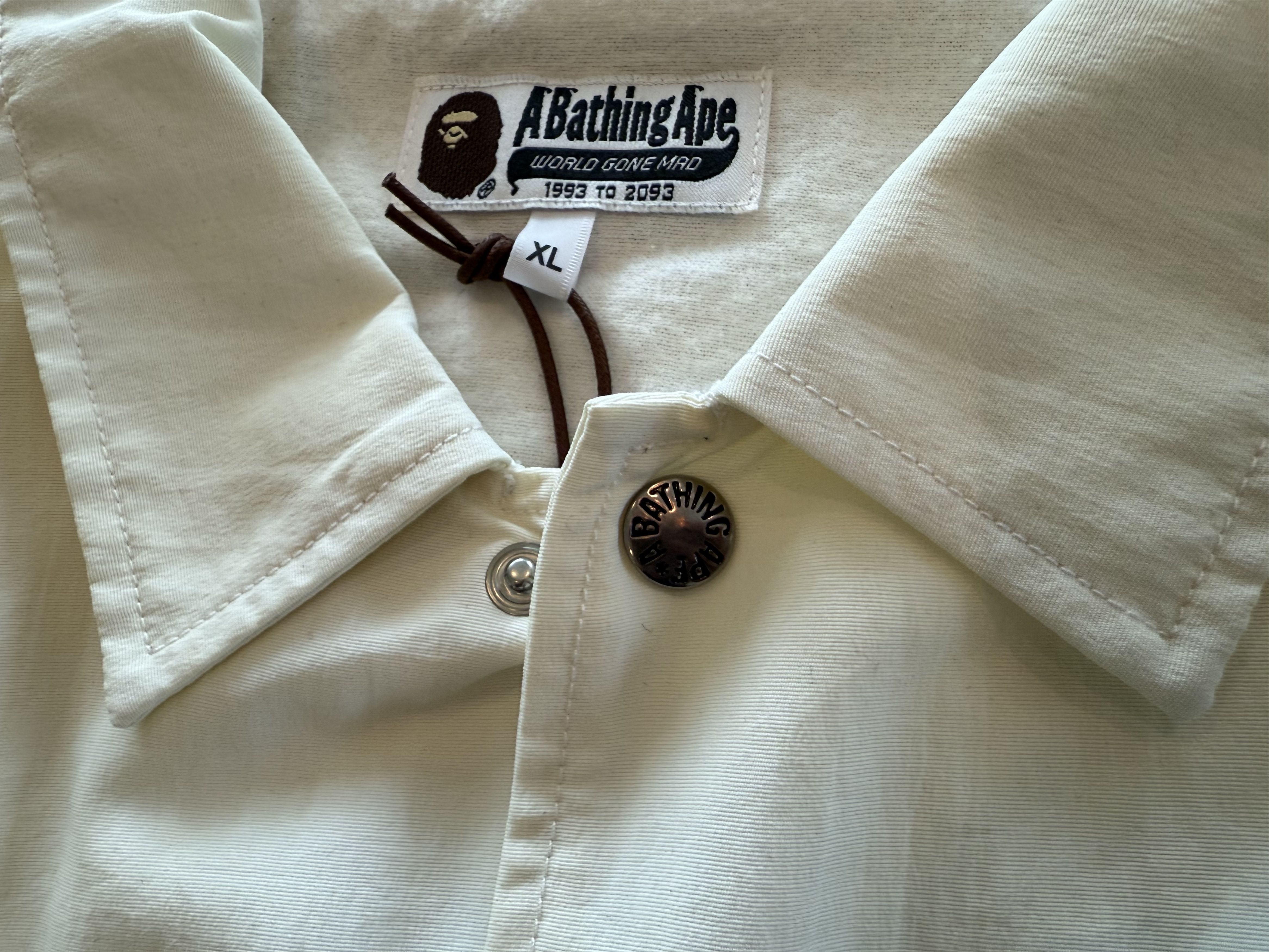 Bape Bape College Coach Jacket Size US XL / EU 56 / 4 - 4 Thumbnail