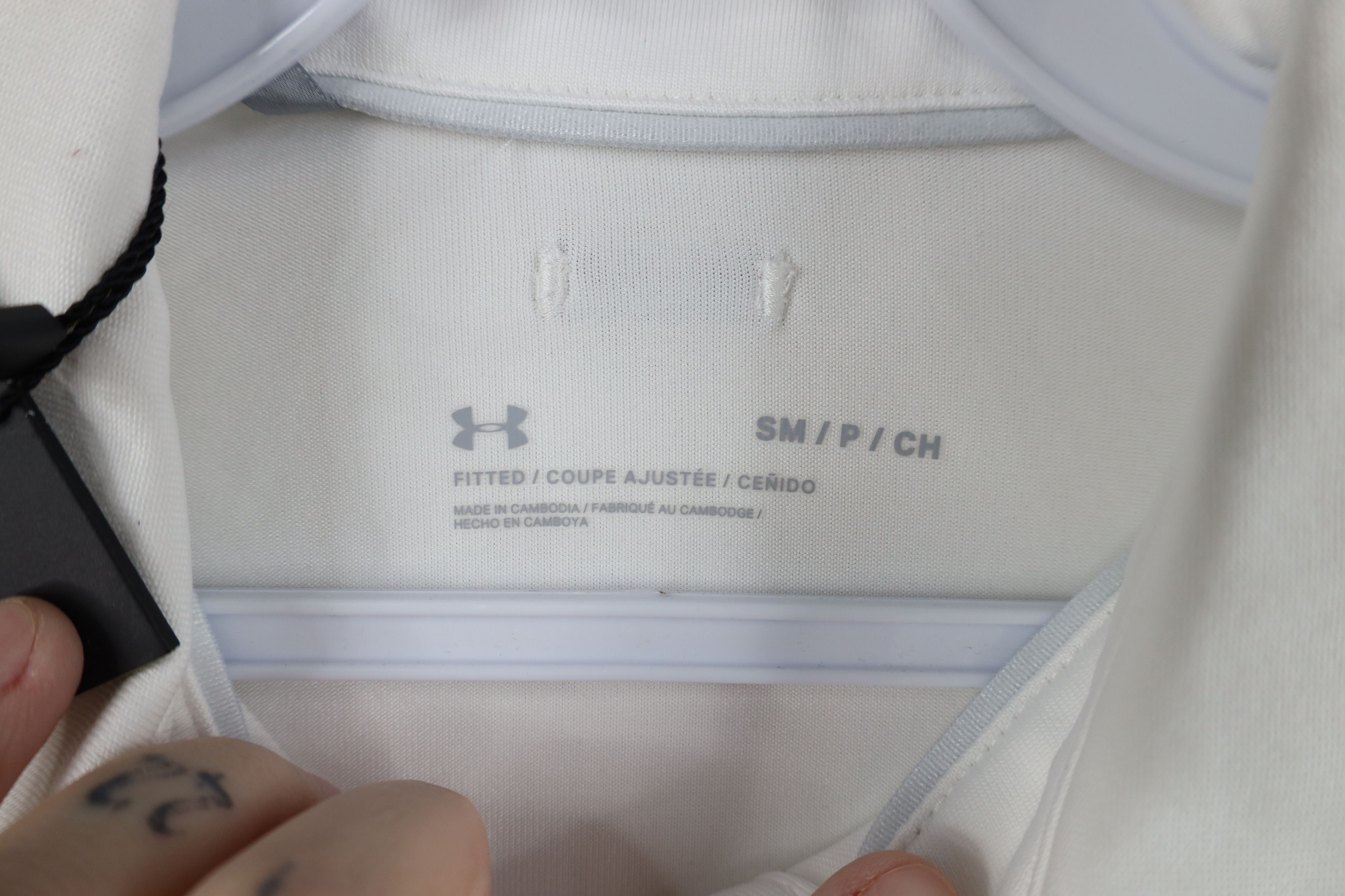 Under Armour New Under Armour UPF 30 Zinger Golf Polo Shirt White Size S / US 4 / IT 40 - 8 Thumbnail