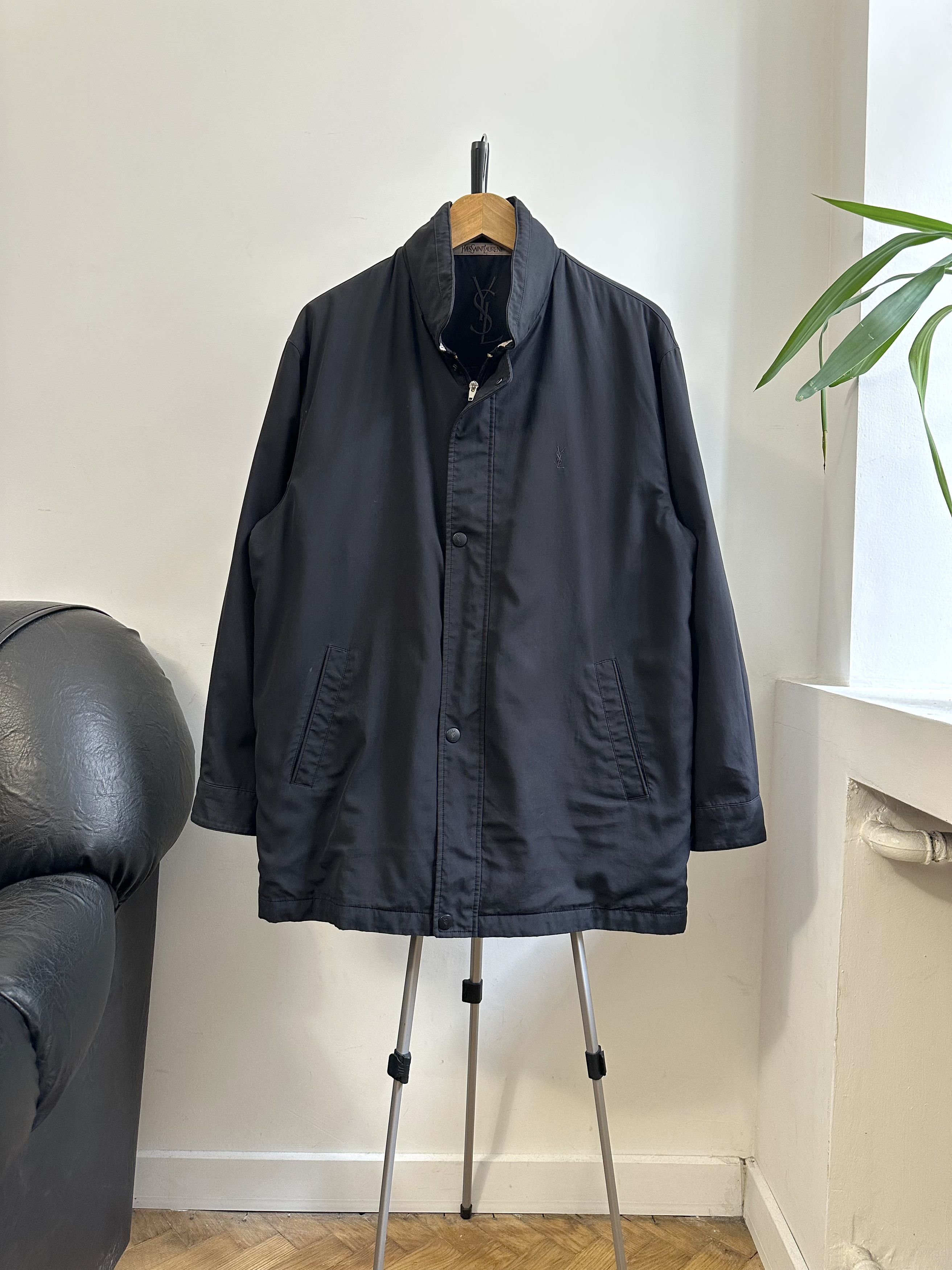 イブサンローラン　ノーカラージャケット　ヴィンテージ　 ジャケット Vintage Yves Saint Laurent Jacket | Grailed