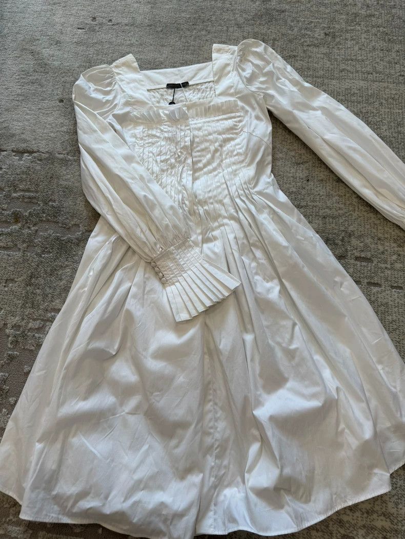 Alexander McQueen McQueen Long Sleeve Dress Size 40- DMC Size US 31 - 1 Thumbnail