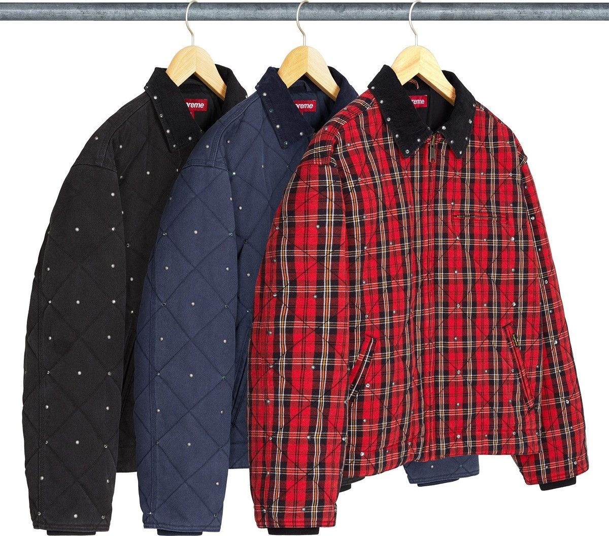B.B. Simon × Supreme Supreme X B.B. Simon Quilted Work Jacket Size US L / EU 52-54 / 3 - 2 Thumbnail