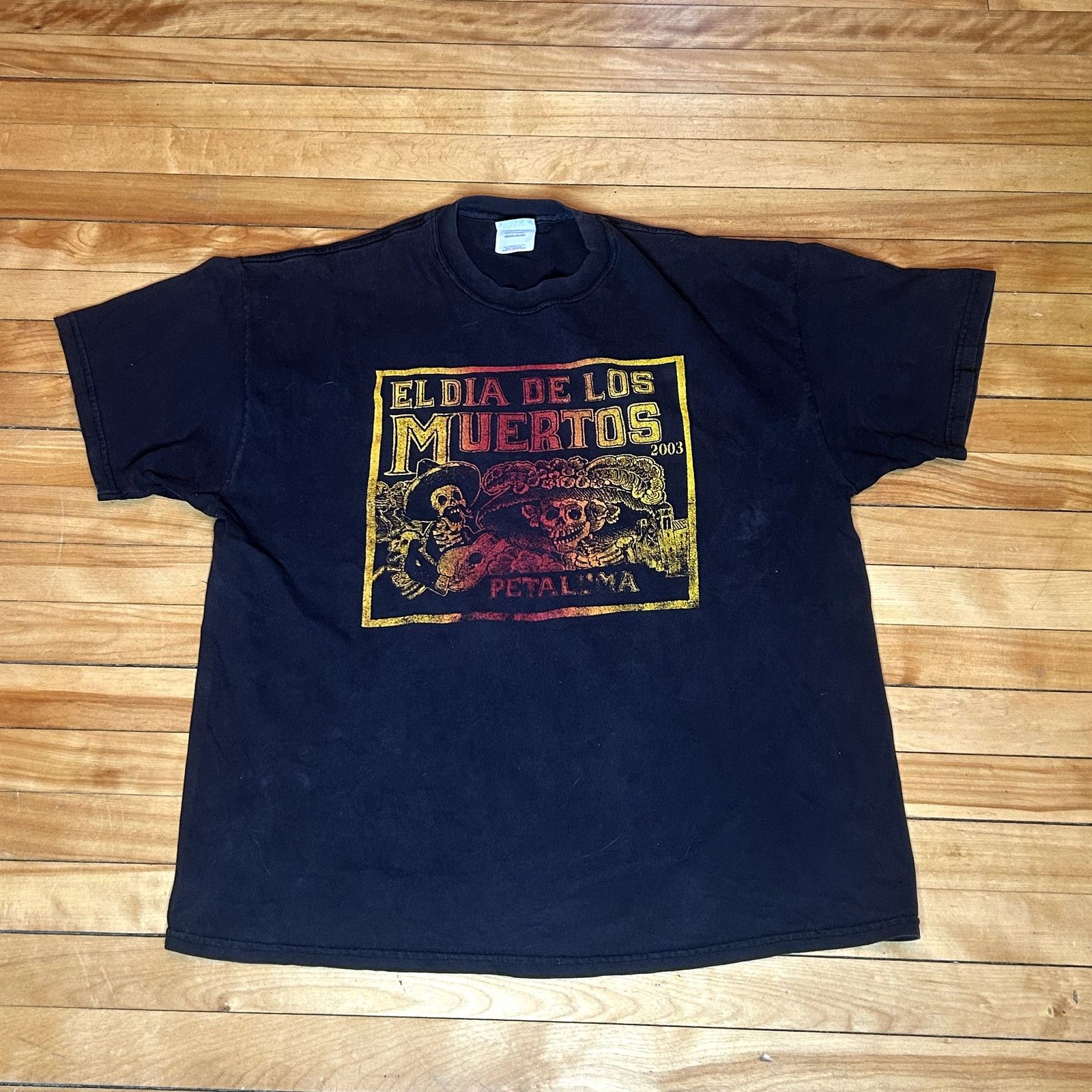 Hanes Y2K Spanish Skeleton Pirates T-Shirt XL Size US XL / EU 56 / 4 - 3 Thumbnail
