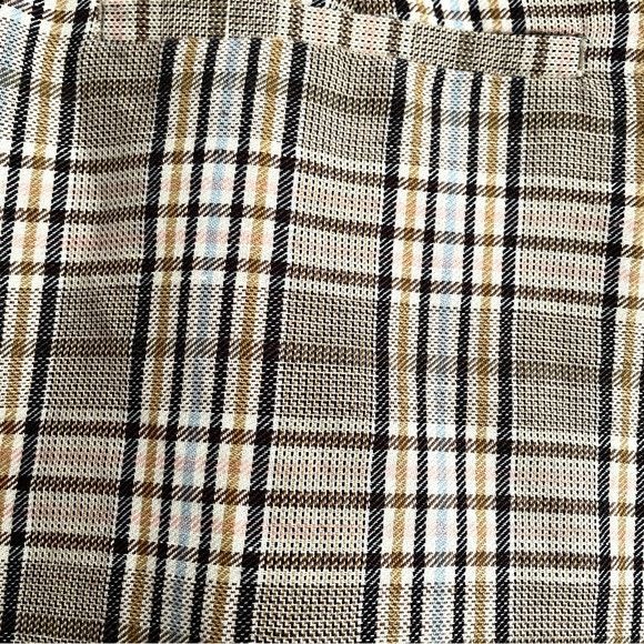 Massimo Dutti Massimo Dutti Plaid Linen Blend Bermuda Paperbag Shorts - 8 Size 30" / US 8 / IT 44 - 3 Thumbnail