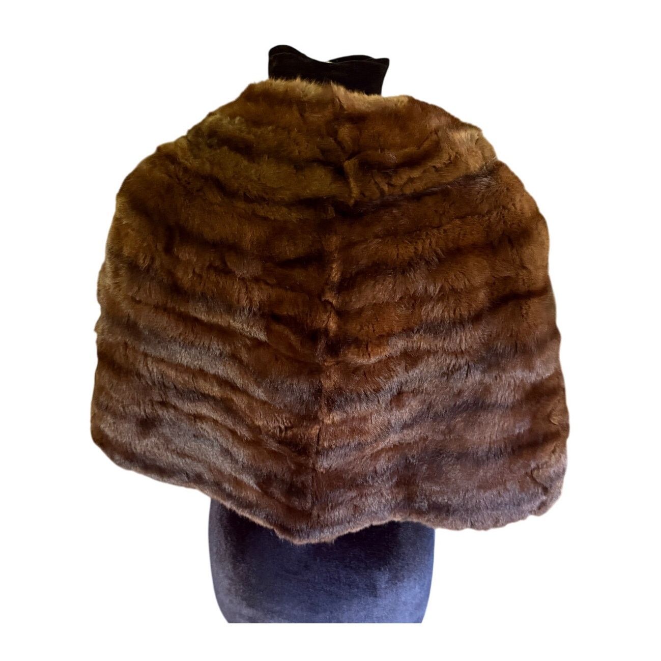 Vintage Vintage 50’s Benedict Danella Brown Genuine Mink Fur Shawl Size ONE SIZE - 3 Thumbnail