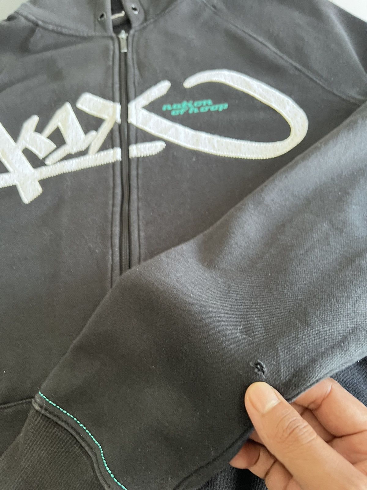 Japanese Brand 🔥 K1X japanese Streetwear black hoodie zipper - 2XL Size US L / EU 52-54 / 3 - 6 Thumbnail