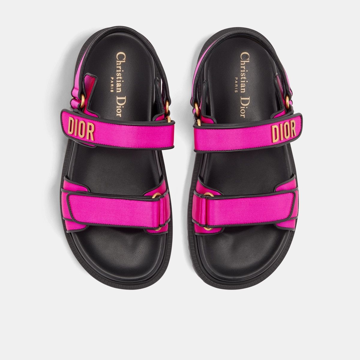 Dior o1bcso1str1224 Sandal in Black & Pink Size US 8 / IT 38 - 3 Thumbnail