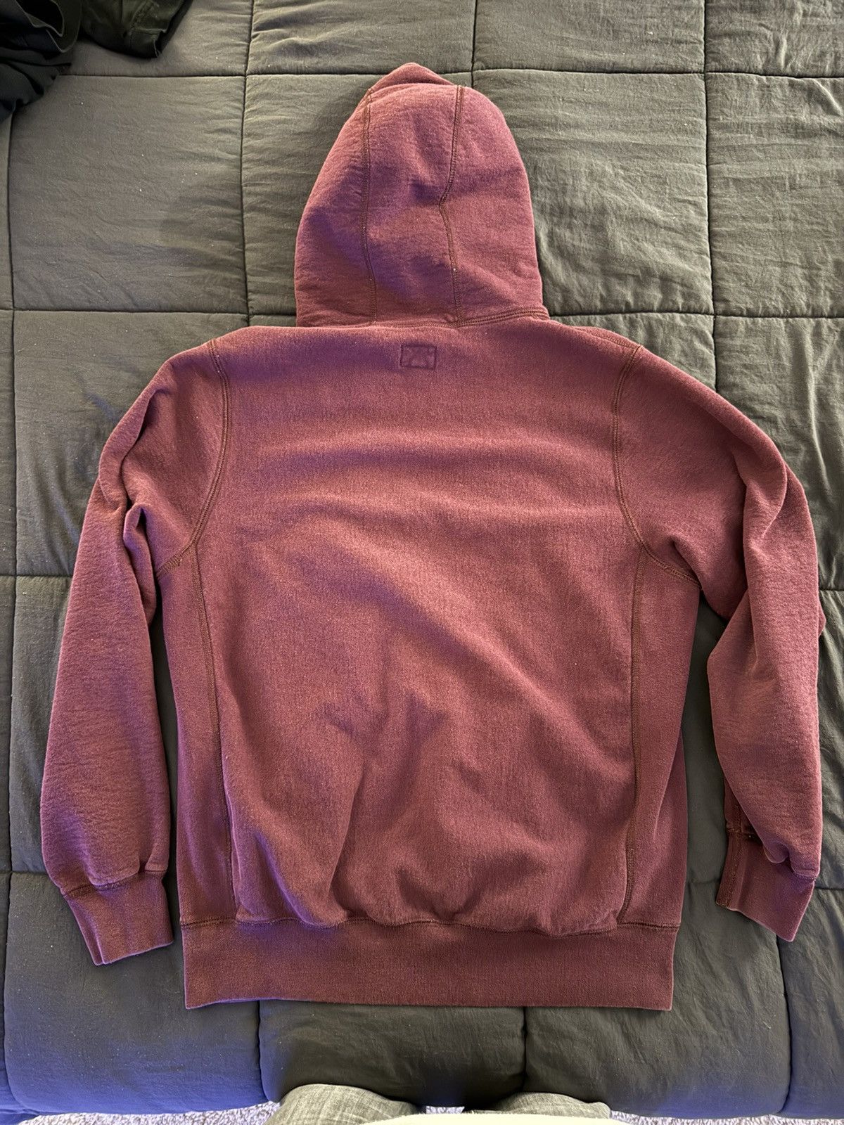 Noah Noah NY Burgundy Rose Print Hoodie Size L Size US L / EU 52-54 / 3 - 3 Thumbnail