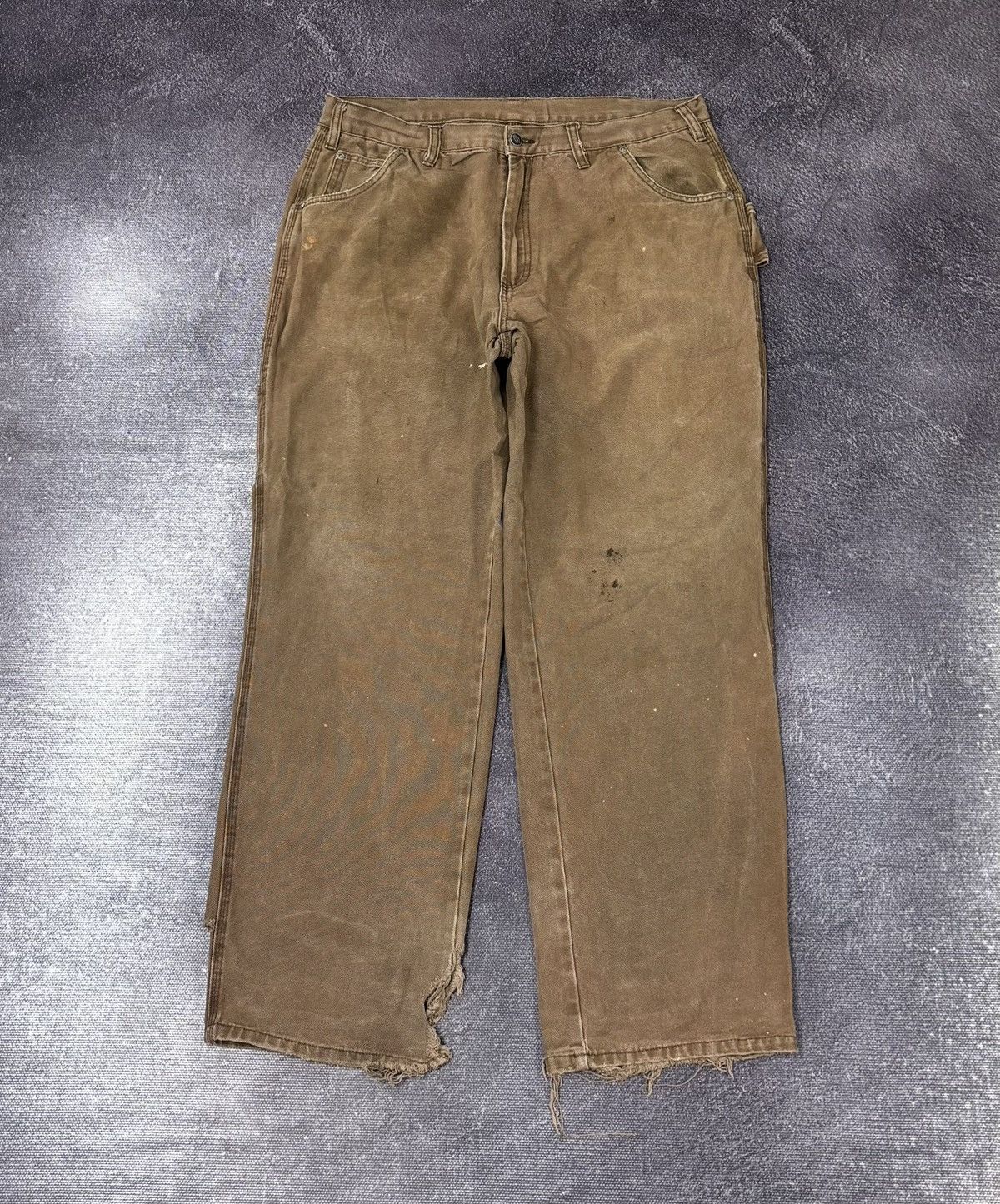 Dickies Vintage Dickies USA Brown Hype Y2K Baggy Pants Size US 38 / EU 54 - 2 Thumbnail