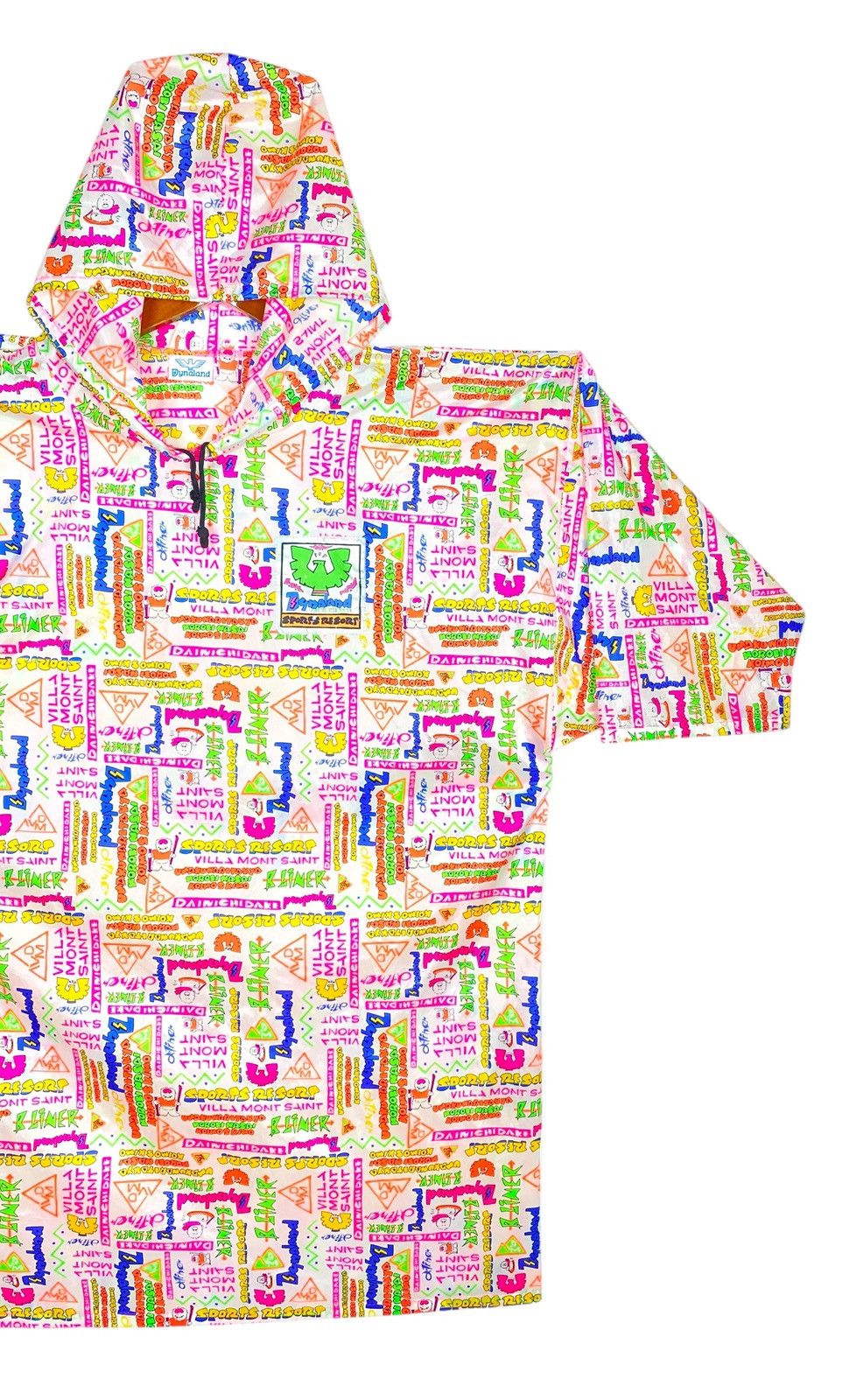 Japanese Brand Rare‼️ Vintage Dynaland Rain Jacket Full Print Size L / US 10 / IT 46 - 3 Thumbnail