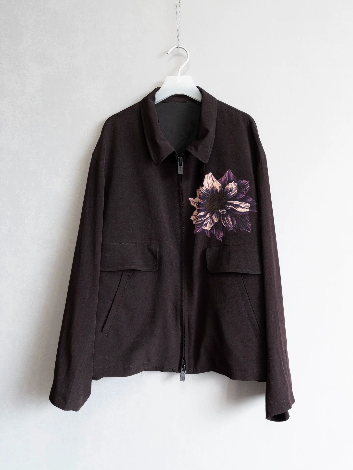 Yohji Yamamoto Yohji Yamamoto 25SS Dahlia Triacetate Zip Jacket Size US L / EU 52-54 / 3 - 1 Thumbnail
