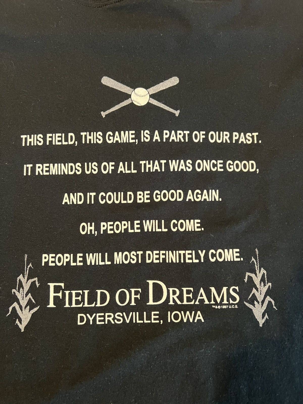 Fruit Of The Loom 1997 Field of Dreams Vintage longsleeve Size US XL / EU 56 / 4 - 4 Thumbnail