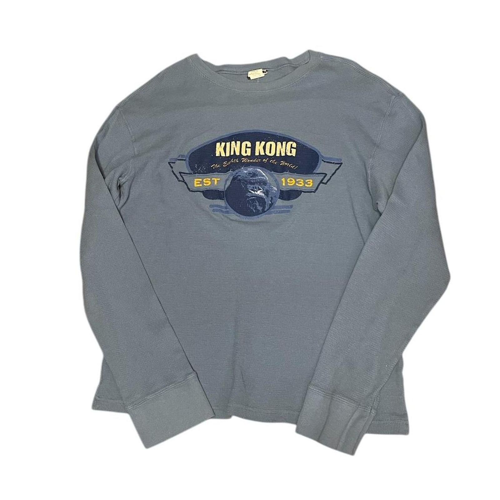 Other Y2K King Kong Thermal Waffle Long Sleeve Shirt Size US M / EU 48-50 / 2 - 1 Thumbnail