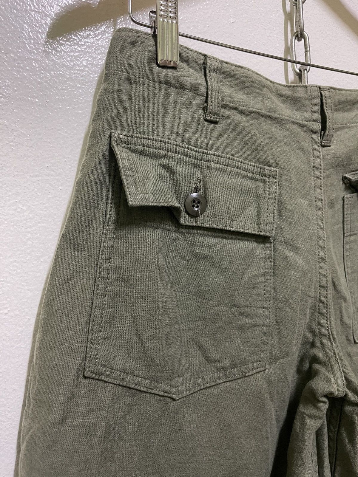 Beams Plus Beams Army Short Wide Leg Pants Size 28" / US 6 / IT 42 - 9 Thumbnail