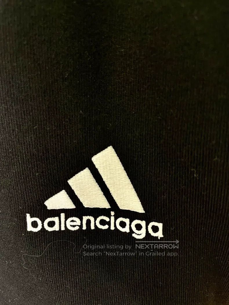 Balenciaga Balenciaga size M Striped Letter Logo Print Black Wide Leg Size US 26 / EU 42 - 3 Thumbnail