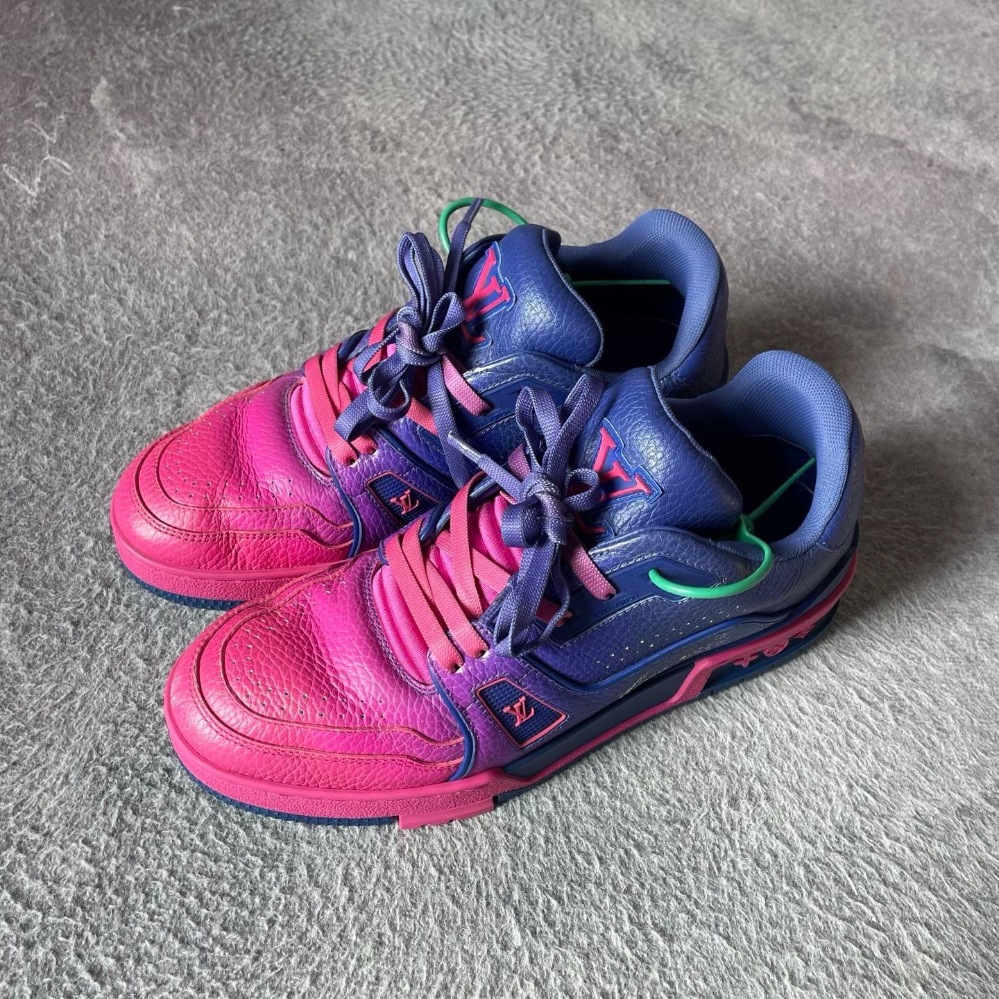 Louis Vuitton Louis Vuitton Training Purple Lowtop Sneakers 38 Women Size US 7.5 / IT 37.5 - 1 Thumbnail