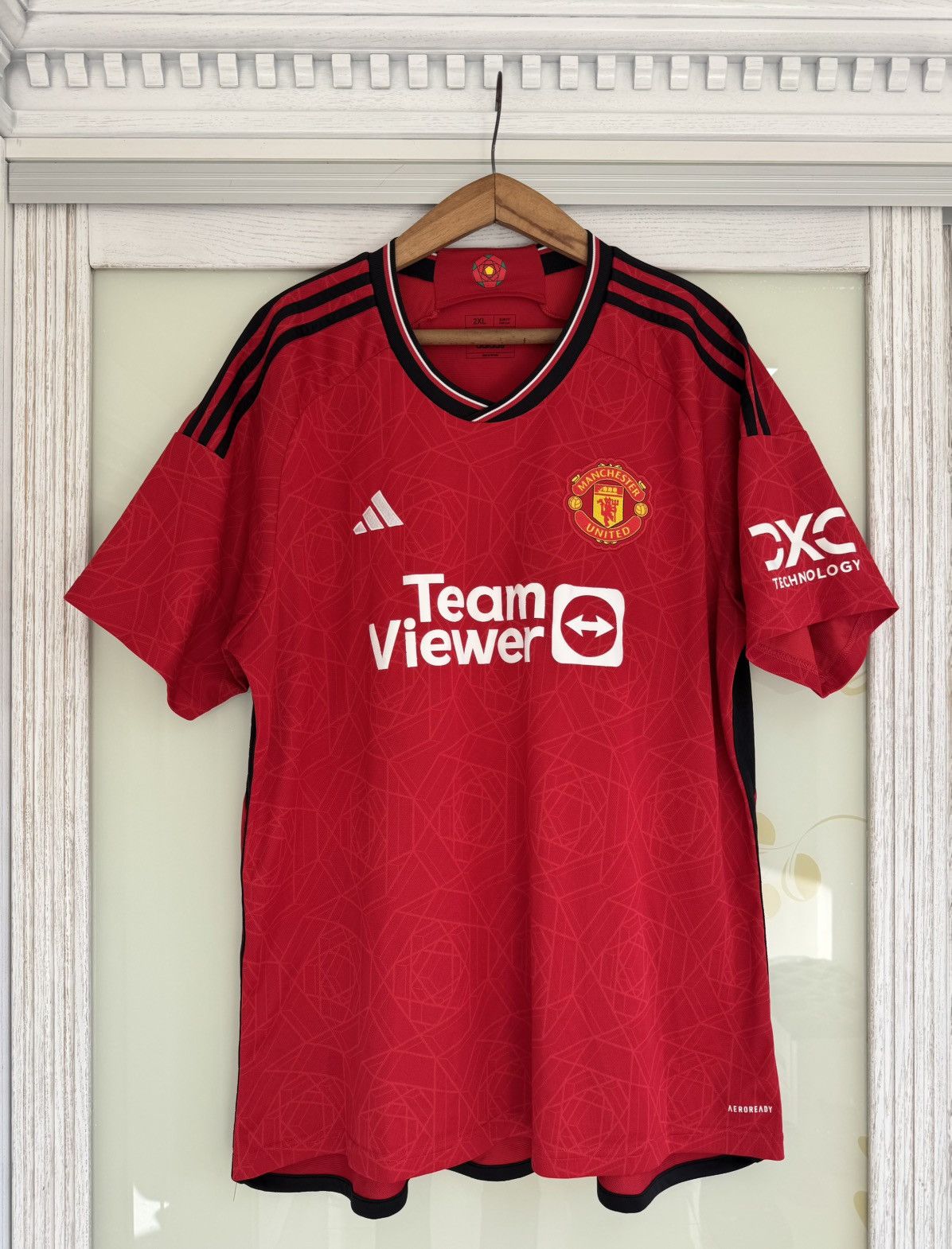 Adidas Manchester United 2023-2024 Home Soccer Jersey Football Kit Size US XXL / EU 58 / 5 - 1 Thumbnail