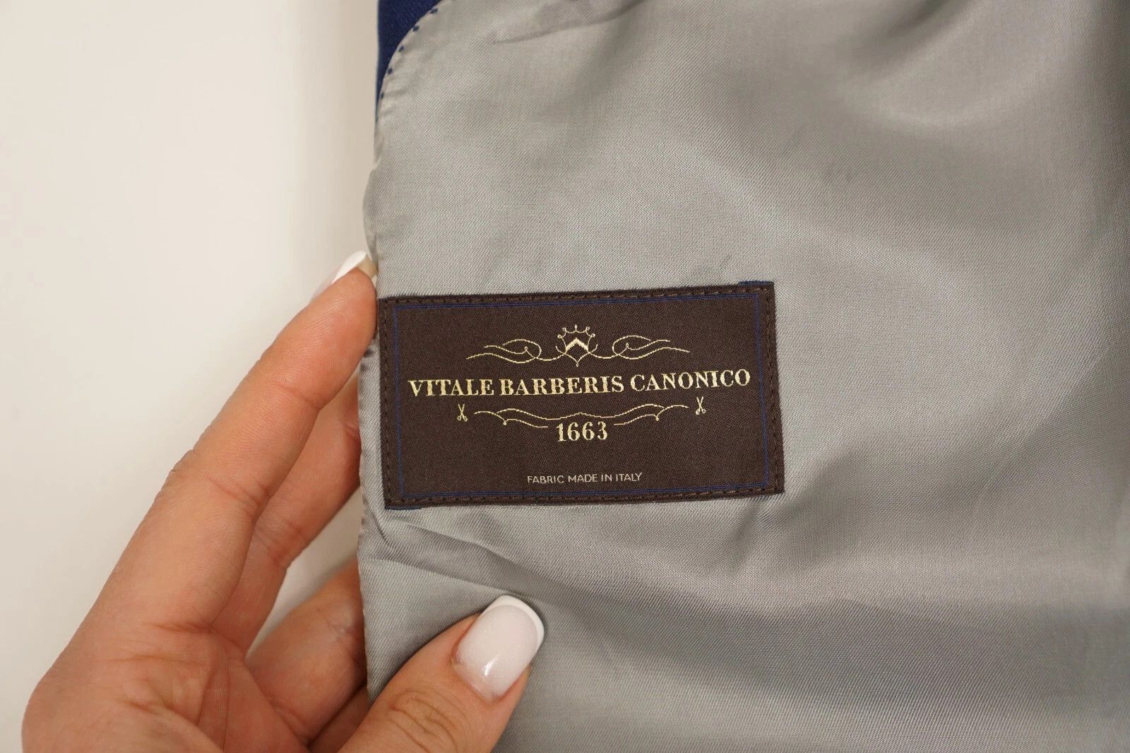 Suitsupply Men Suitsupply Blazer La Spalla Vitale Barberis Blue US48S Size 48S - 6 Thumbnail