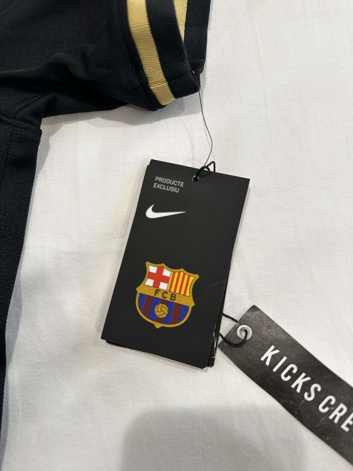 Nike FC Barcelona Black & Gold 20-21 Away Jersey Size US M / EU 48-50 / 2 - 5 Thumbnail