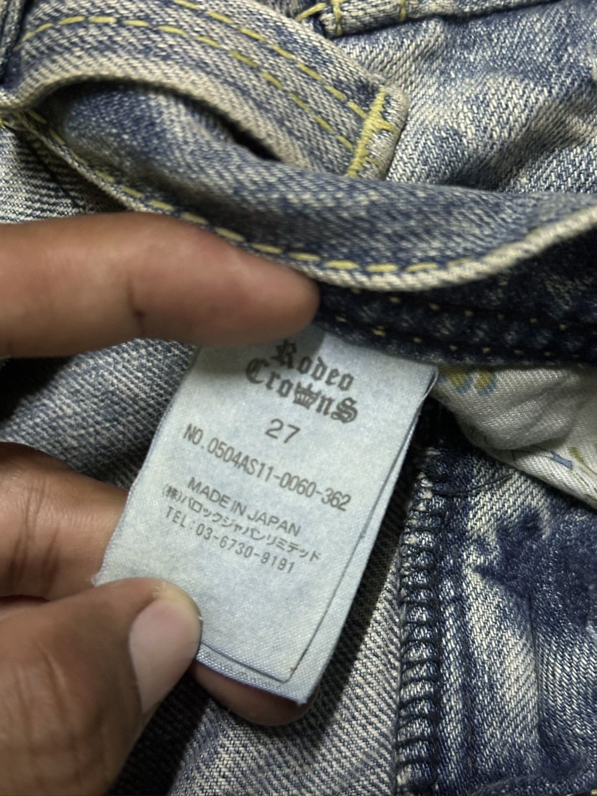 Kapital Japanese Brand Rodeo Crown Disteress🎌💥 Size US 32 / EU 48 - 9 Thumbnail