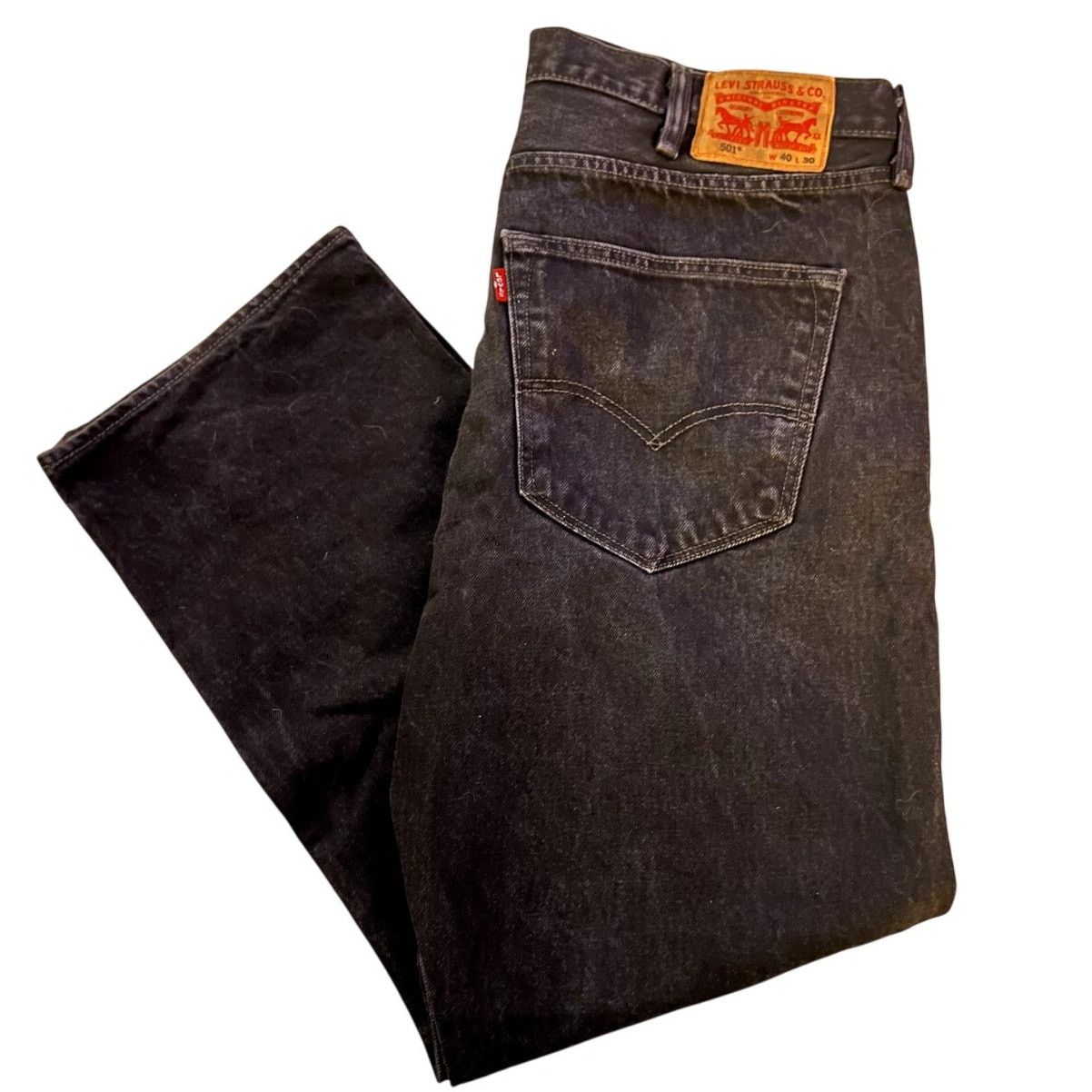 Levi's Levi's 501 Jeans - Black - W40 L30 - Button Fly - Men's Size US 40 / EU 56 - 1 Thumbnail