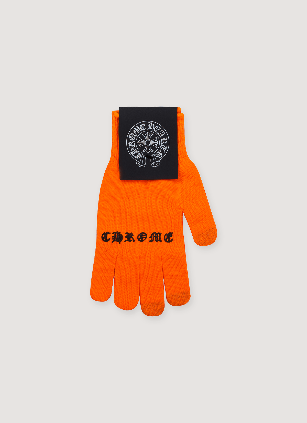 Chrome Hearts Checkmate Work Gloves Neon Orange Size ONE SIZE - 1 Thumbnail