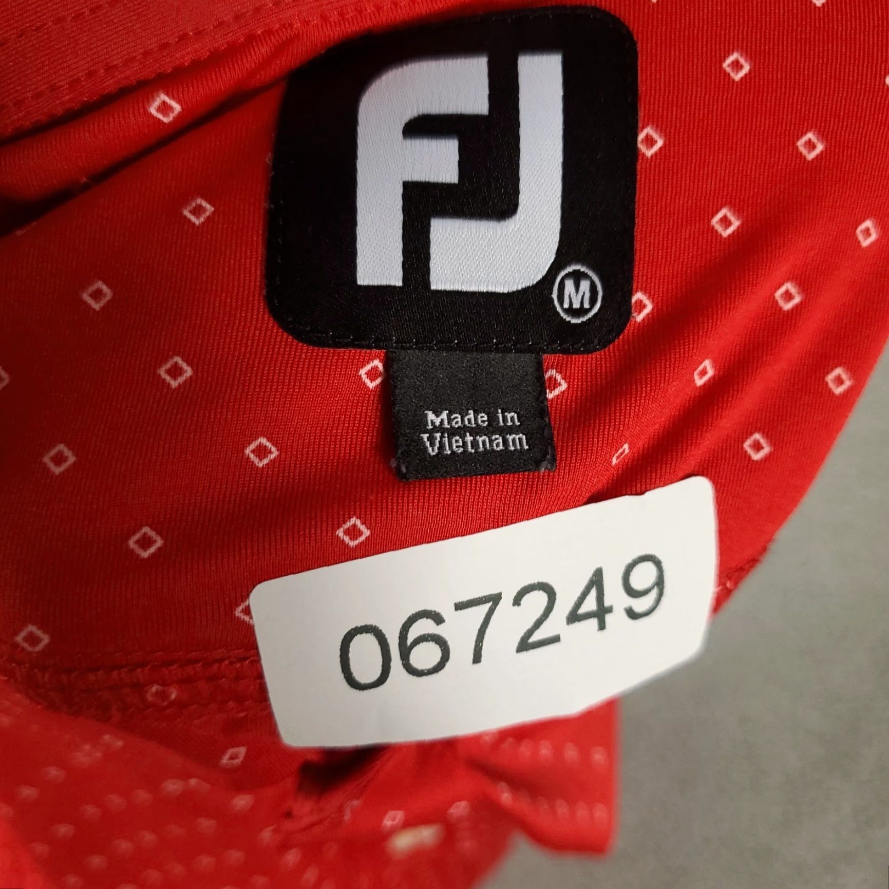 Footjoy FootJoy Polo Shirt Mens M Red Geometric Fort Lauderdale Golf Shirt Mens Red Geometric Fort Lauderdale Golf FCJ Polo Shirt Size US M / EU 48-50 / 2 - 7 Thumbnail