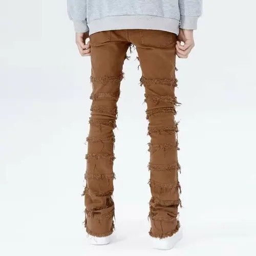 VIBE High street vintage ripped and blasted straight baggy jeans Size US 32 / EU 48 - 8 Thumbnail