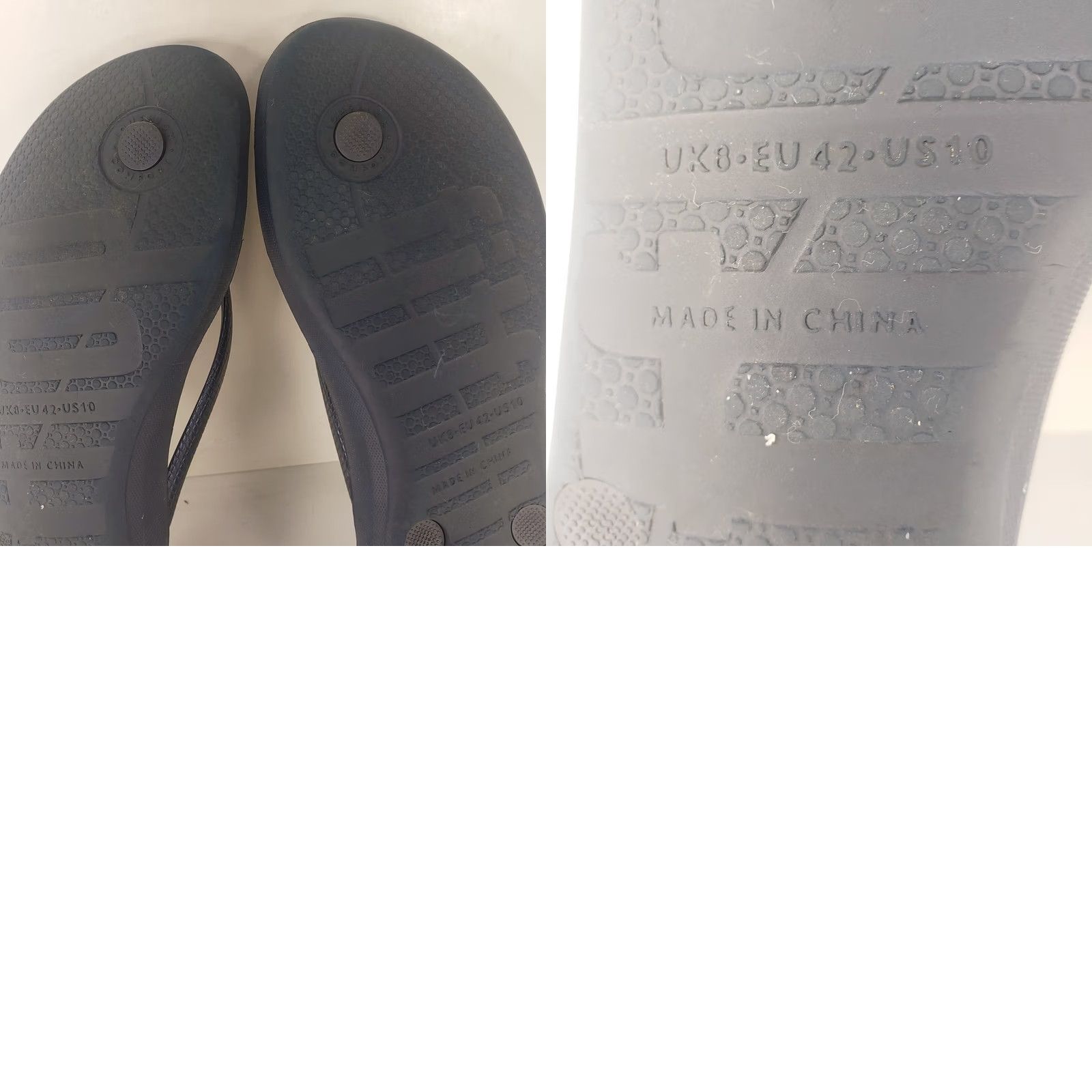 Vintage FitFlop Iqushion Blue Gloss Comfort Flip Flop Womens Size 10 Sandal Size US 8 / IT 38 - 9 Thumbnail