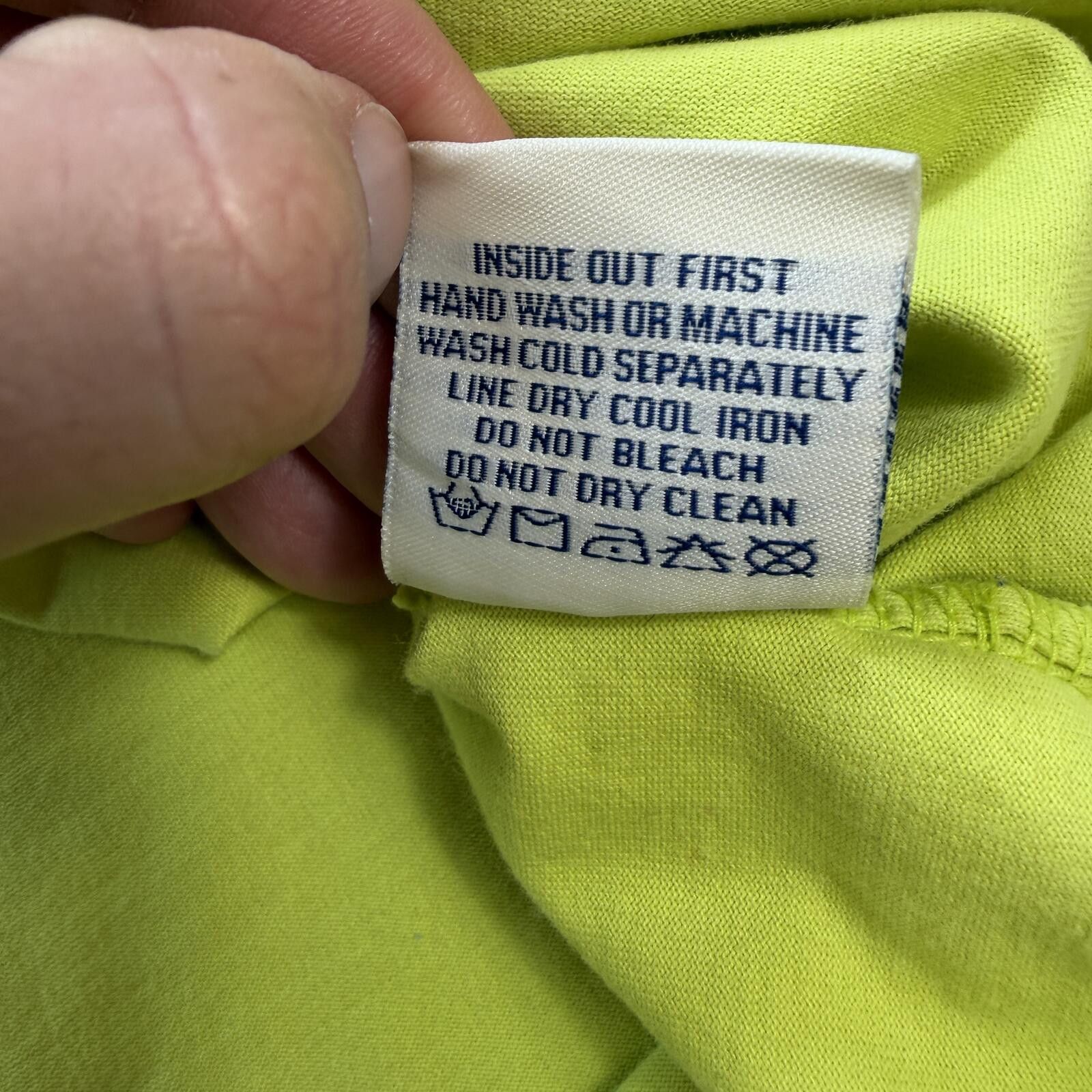 Coogi Vintage Y2K Coogi Embroidered Neon Lime T Shirt 4XL Size US XXL / EU 58 / 5 - 12 Thumbnail