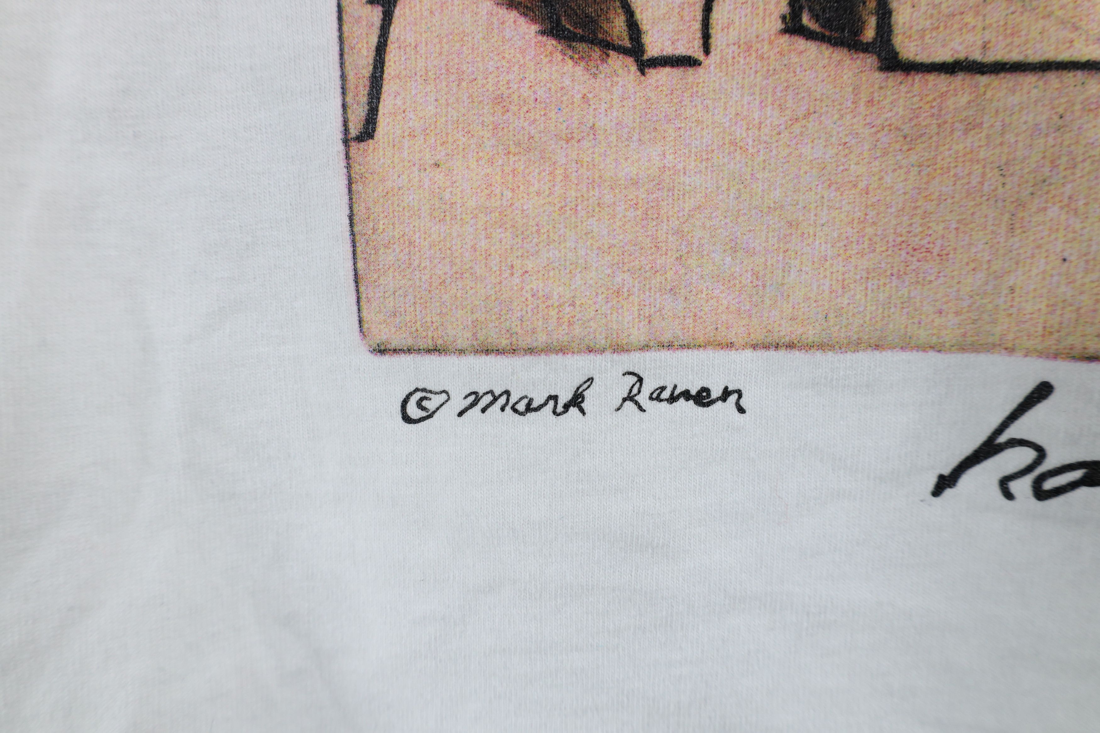 Vintage Vintage 90s Streetwear Raven Amsterdam Holland Art T-Shirt Size US M / EU 48-50 / 2 - 4 Thumbnail