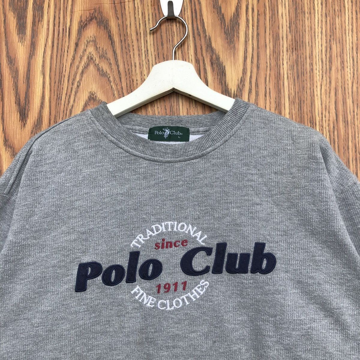 Vintage Vintage Polo Club Sweatshirt Size US L / EU 52-54 / 3 - 3 Thumbnail