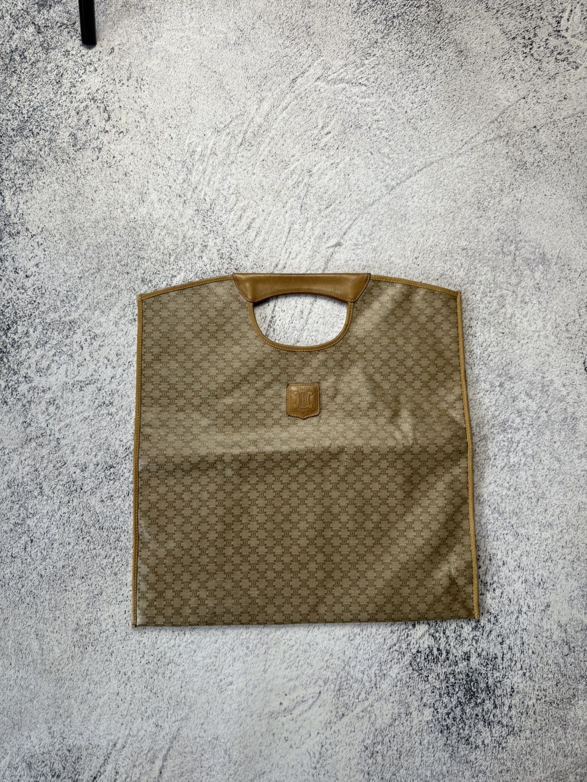 Vintage Celine Handbag Monogram Vere Rare