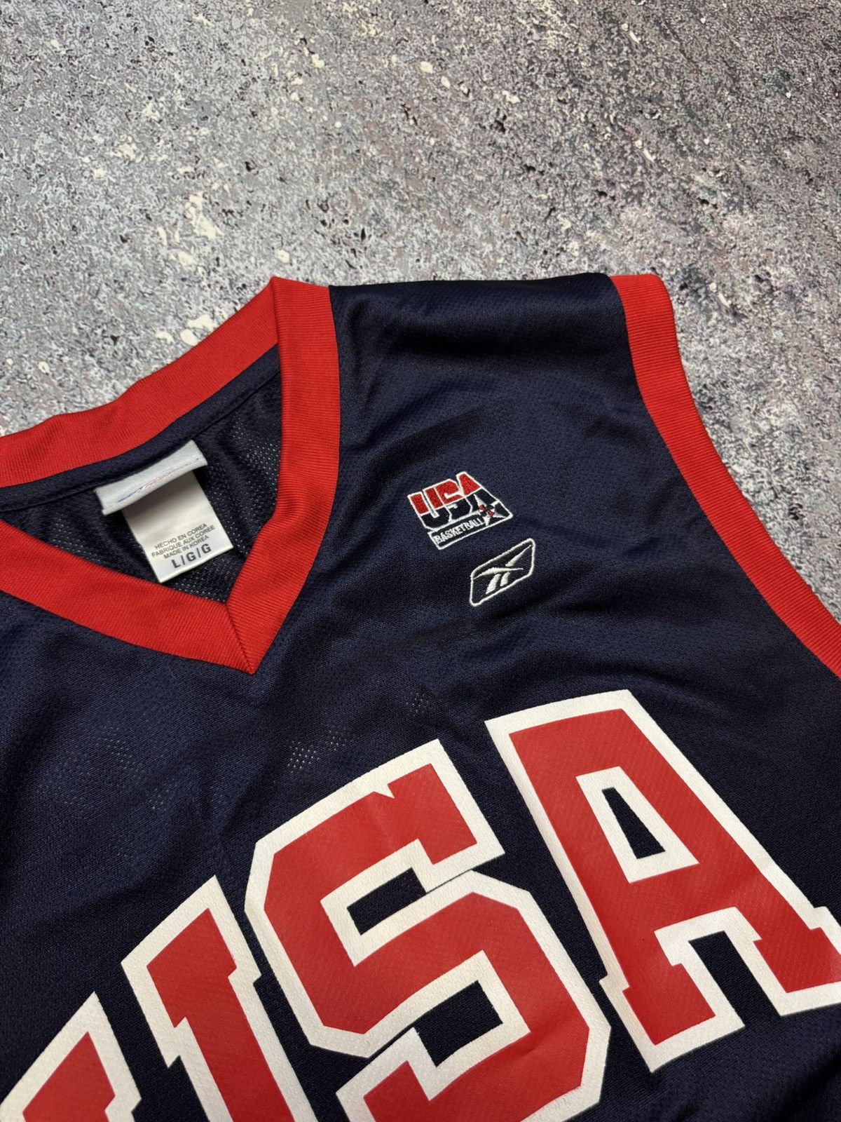 NBA × Reebok × Vintage KOBE BRYANT 8 USA BASKETBALL VINTAGE REEBOK JERSEY Size US L / EU 52-54 / 3 - 7 Thumbnail