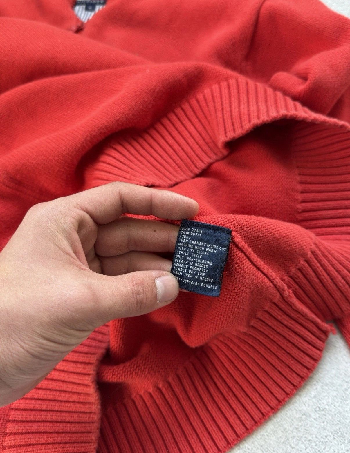 Tommy Hilfiger Tommy Hilfiger Ferrari Limited Edition 1/3 Zip Knit Sweater Size US M / EU 48-50 / 2 - 10 Thumbnail