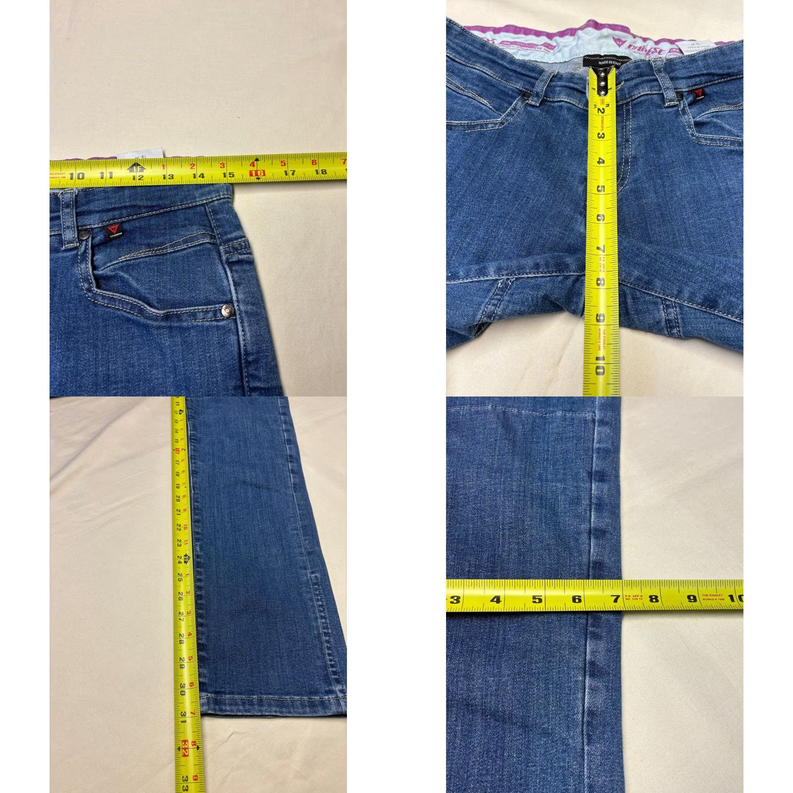 Dainese Dainese Kateville Lady Slim Motorcycle Jeans Blue Denim Size 30X31 Women Size 24" / US 00 / IT 34 - 9 Thumbnail