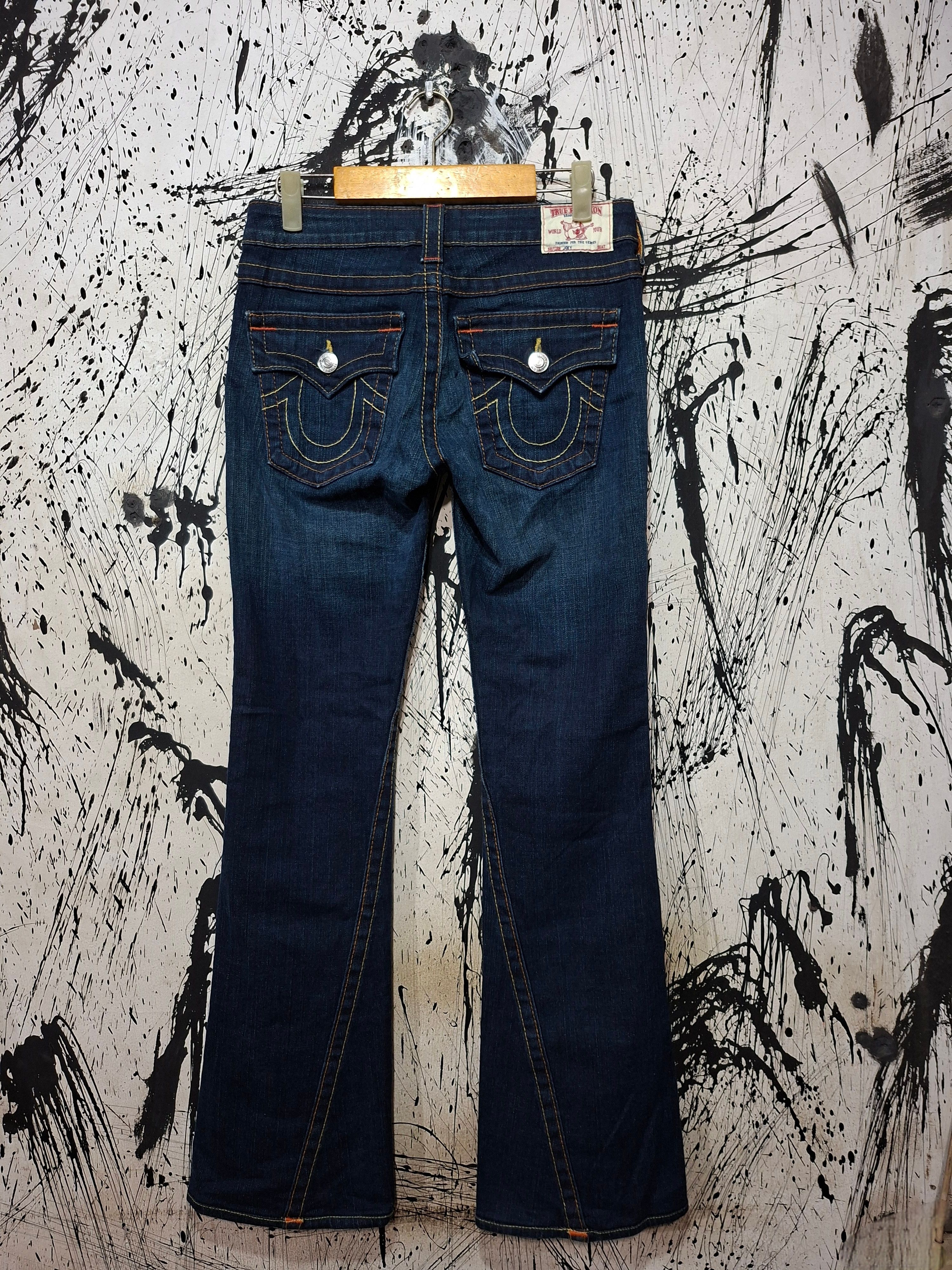 True Religion VINTAGE TRUE RELIGION JOEY FLARE JEANS Size 30" / US 8 / IT 44 - 4 Thumbnail