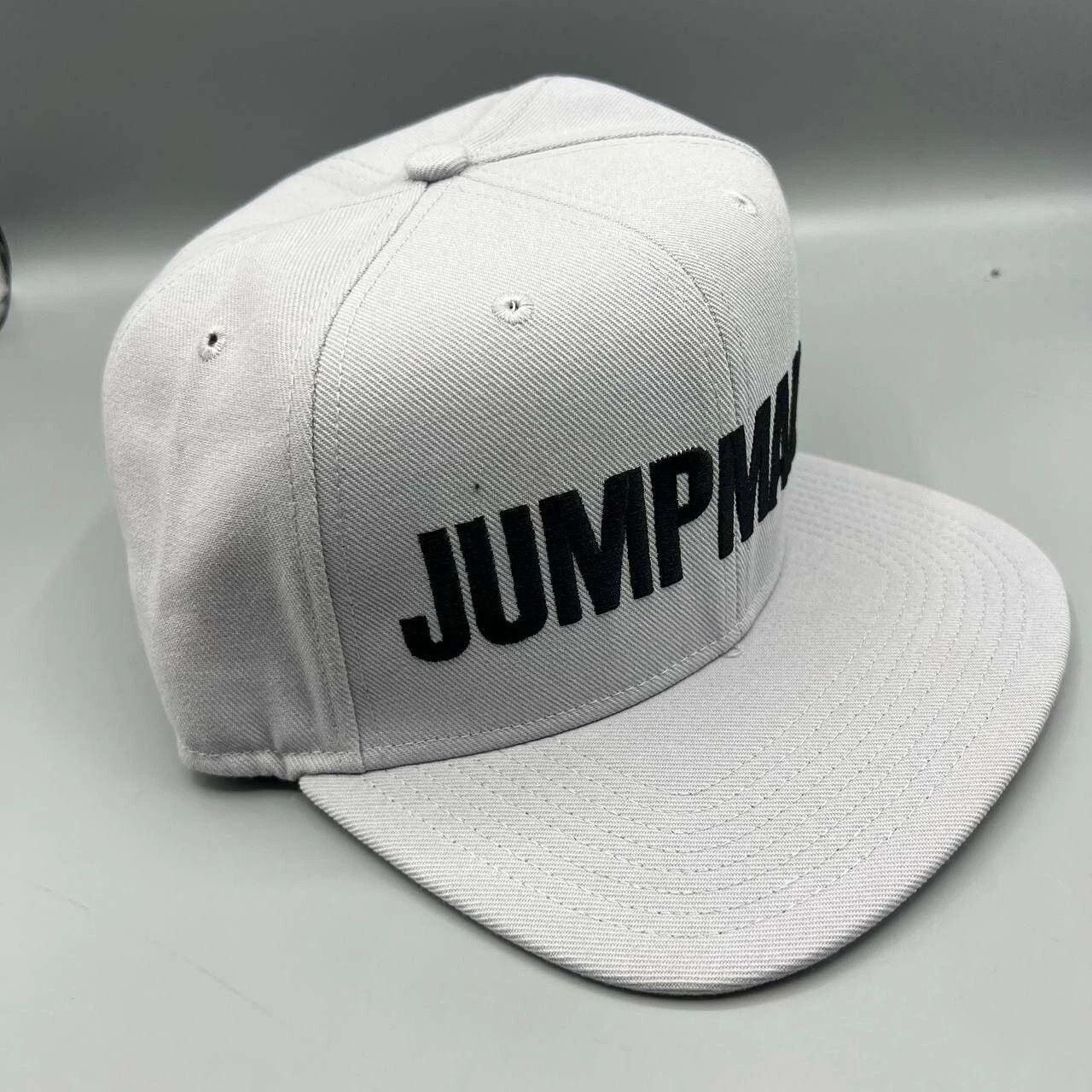 Jordan Brand Air Jordan Hat Men Gray Embroidered Jumpman Script Snap Back Size ONE SIZE - 6 Thumbnail