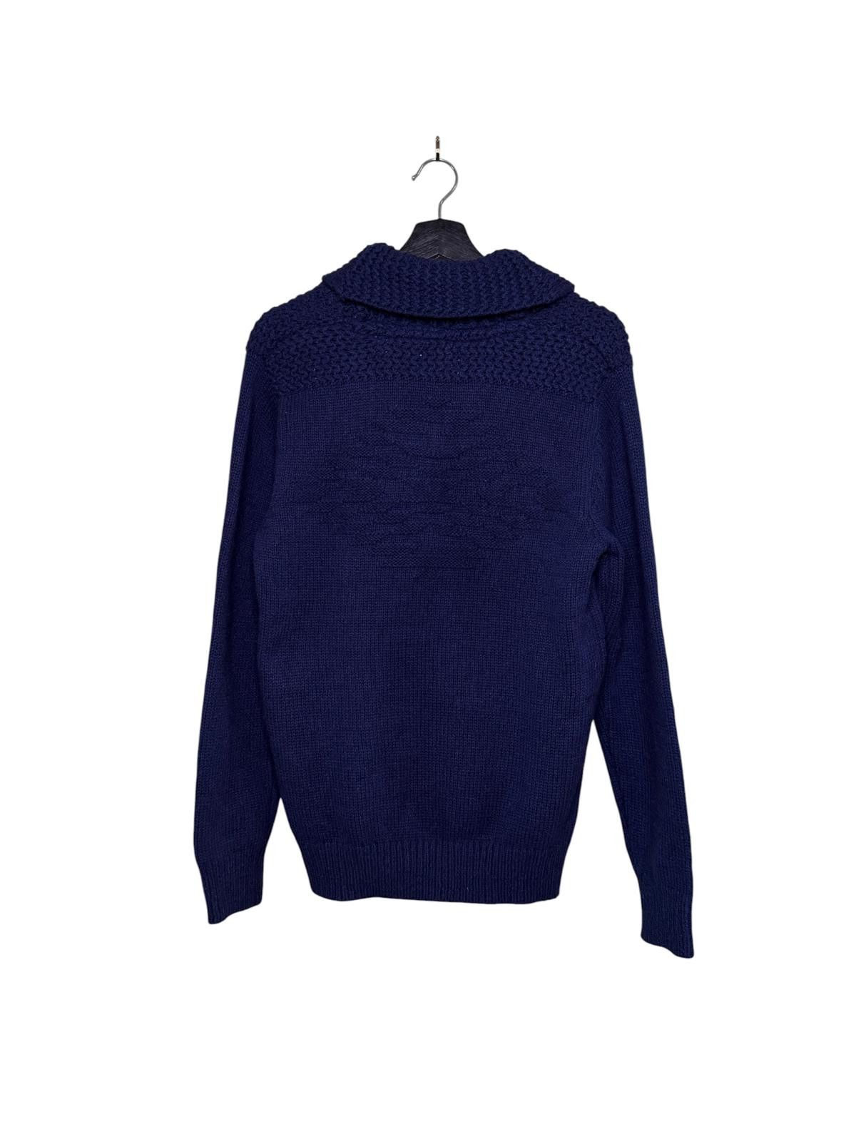 Scotch & Soda Scotch & Soda Wool Knit Sweater Navy Hooded Pullover BNWT M Size US M / EU 48-50 / 2 - 2 Thumbnail