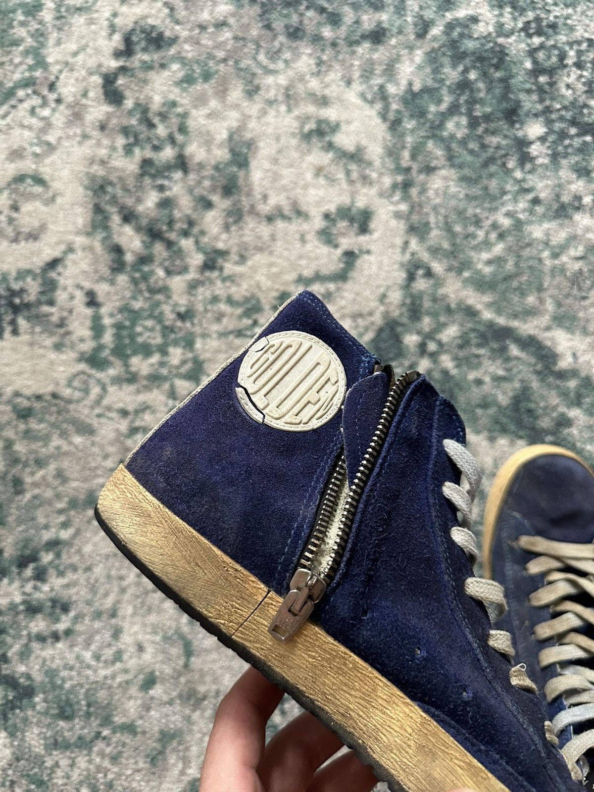Golden Goose VINTAGE GOLDEN GOOSE FRANCY HIGH TOPS SUEDE SNEAKERS EUR 36 Size US 6 / IT 36 - 5 Thumbnail