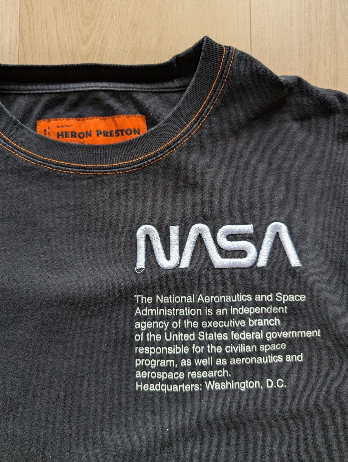 Heron Preston Heron Preston NASA Long Sleeve Size US XL / EU 56 / 4 - 1 Thumbnail