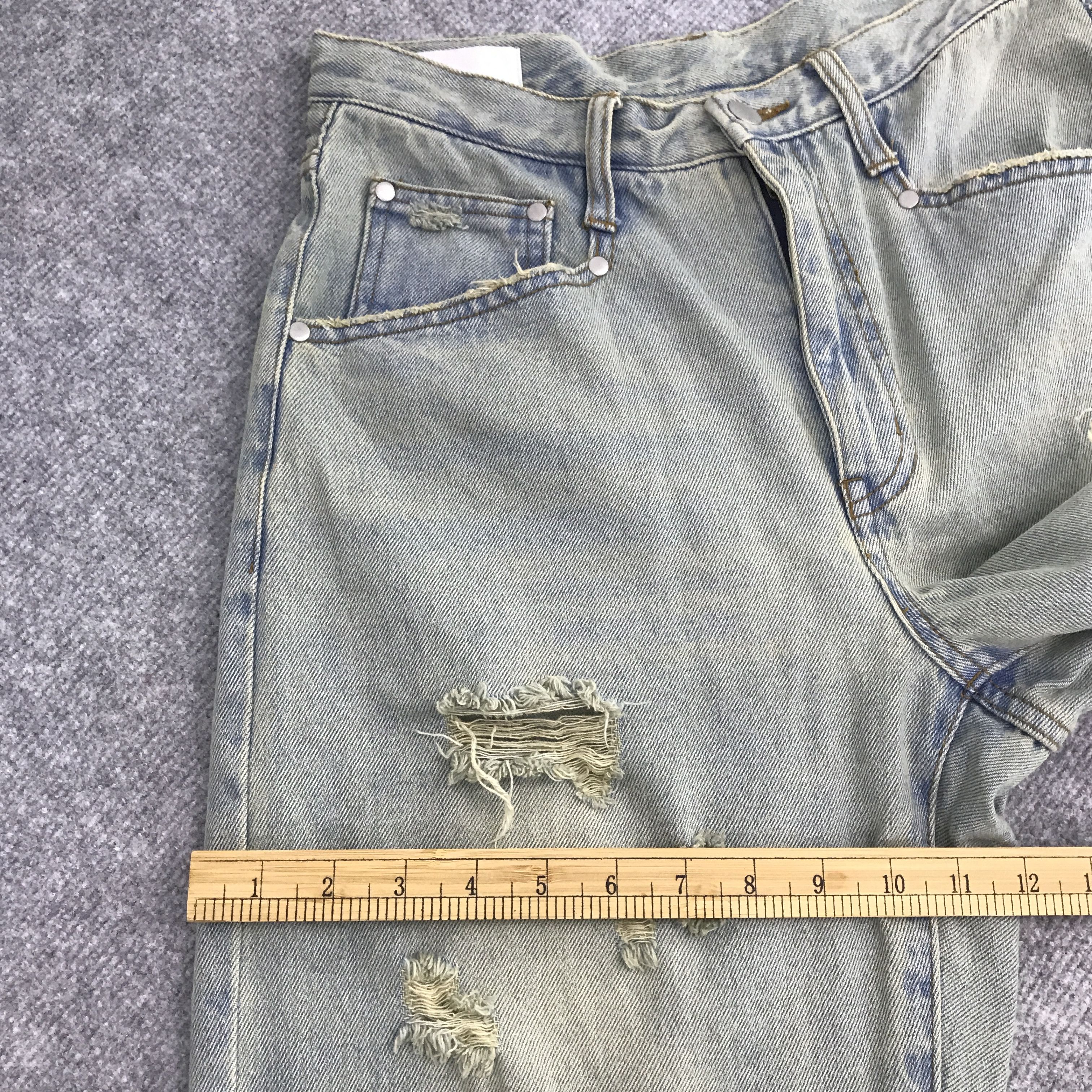 Japanese Brand Rare japanese brand distressed denim pants Size US 28 / EU 44 - 10 Thumbnail