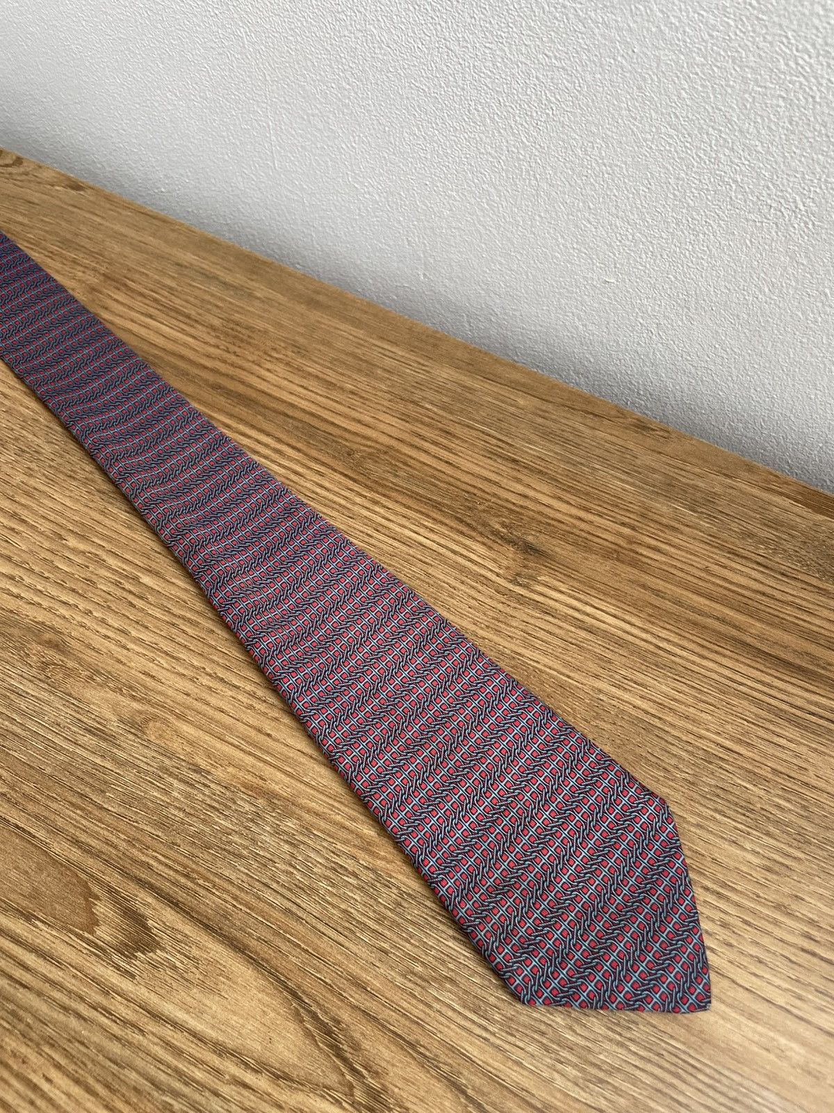 Hermes Hermes Paris Vintage 90s 100% Silk Tie Made In France 940 IA Size ONE SIZE - 12 Thumbnail