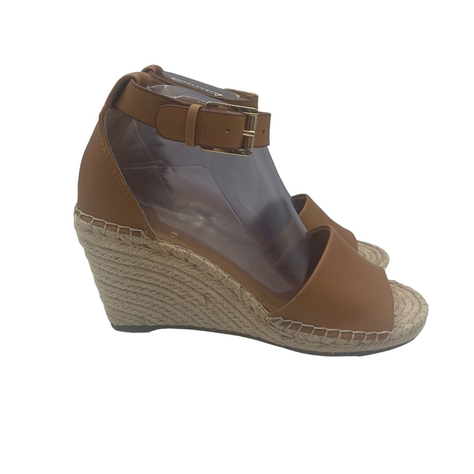 Vince Camuto Vince Camuto Leera Espadrille Wedge Sandals Leather Tan 8 Grailed