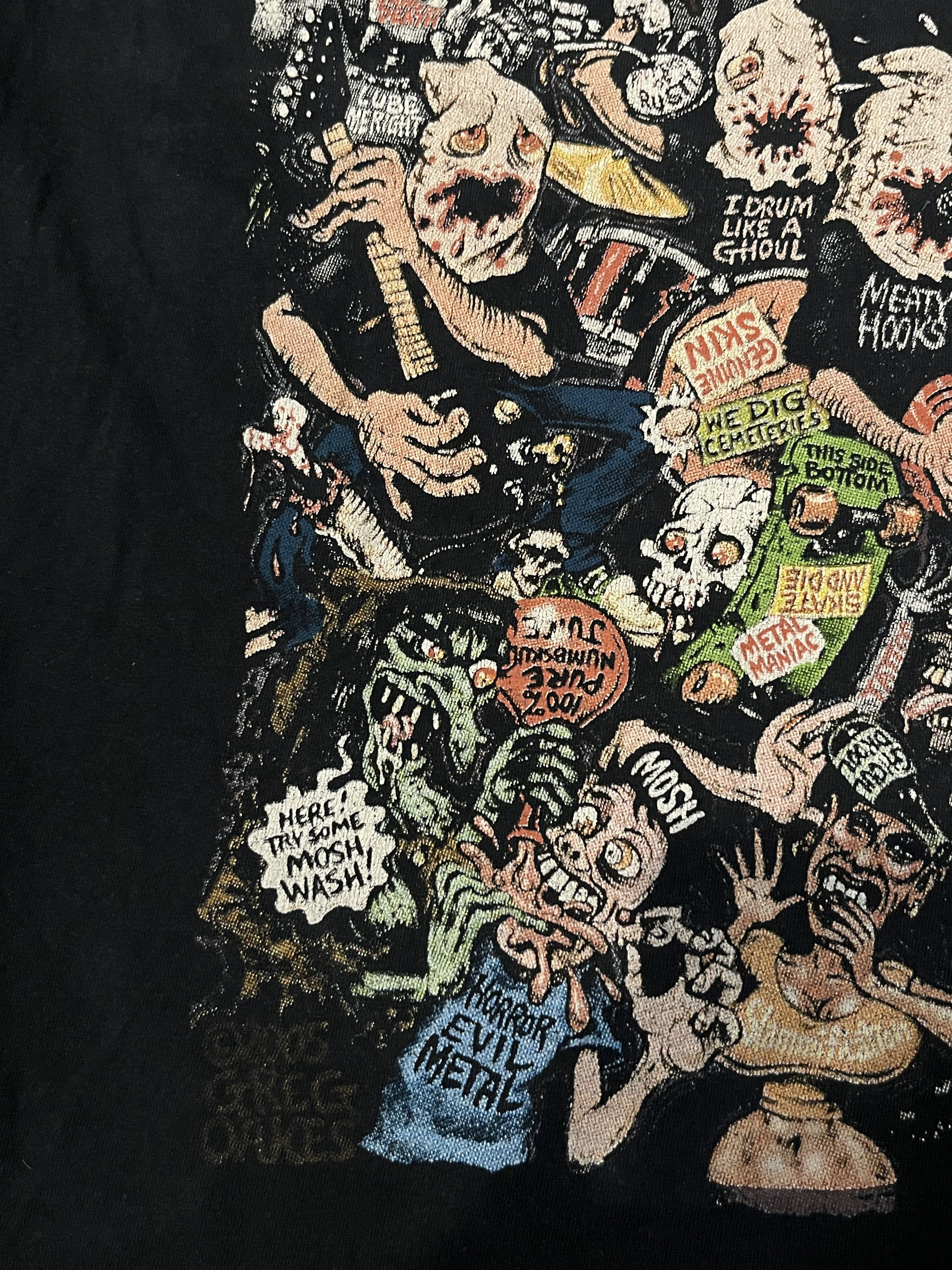 Band Tees × Vintage Ghoul band Promo Tee Thrash Death metal Comedy Shock Rock Size US M / EU 48-50 / 2 - 5 Thumbnail